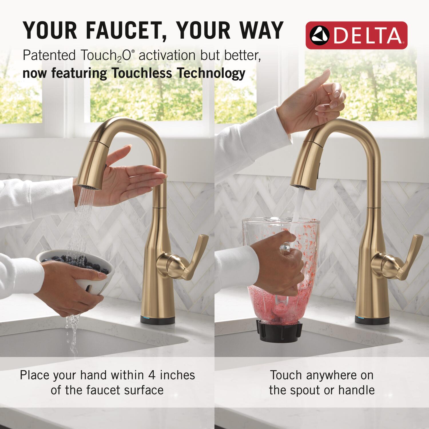 Delta 9976TL-CZ-PR-DST Kitchen-Faucets - View #3