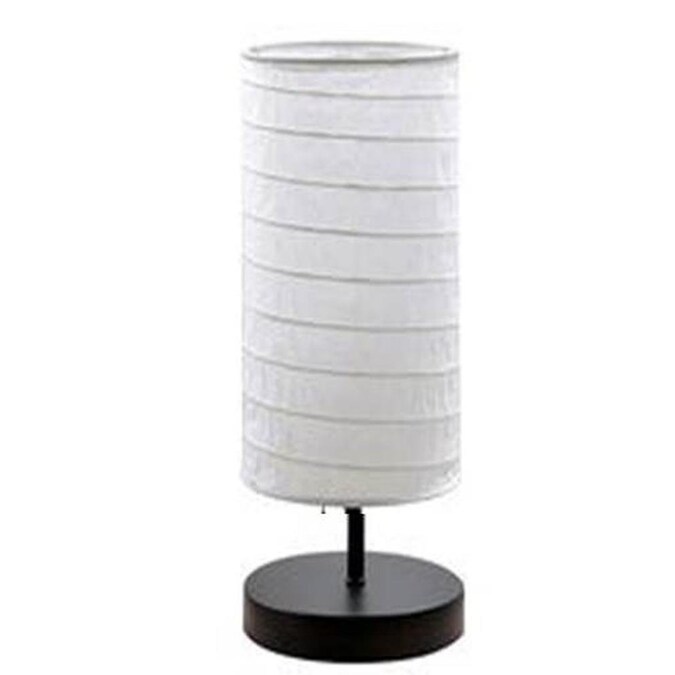Black Stick Table Lamp With Paper Shade, Portfolio Star Table Lamp