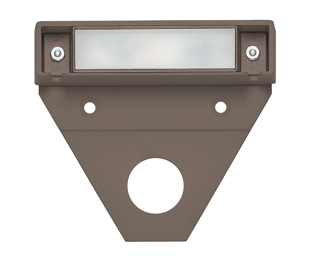 Hinkley 15444BZ-10 60 -Lumens 1.10 -Watt Bronze Low voltage Hardwired LED Outdoor Deck light 2700-K