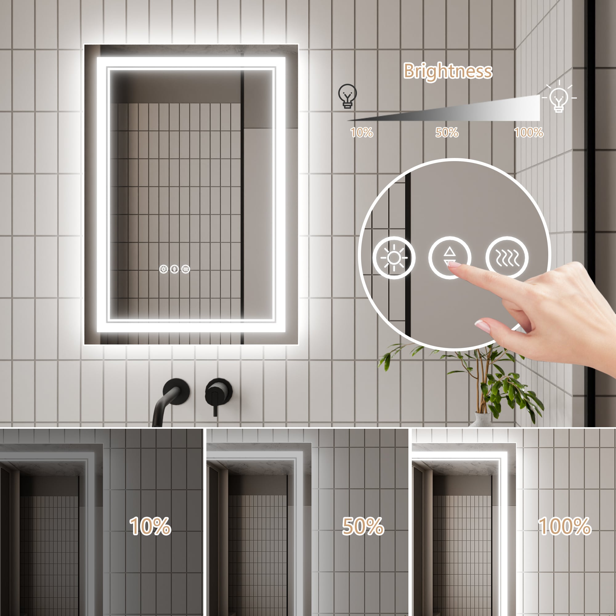 CASAINC JS-2030-2-X-E-WEIFEI Framed-Bath-Mirrors - View #8