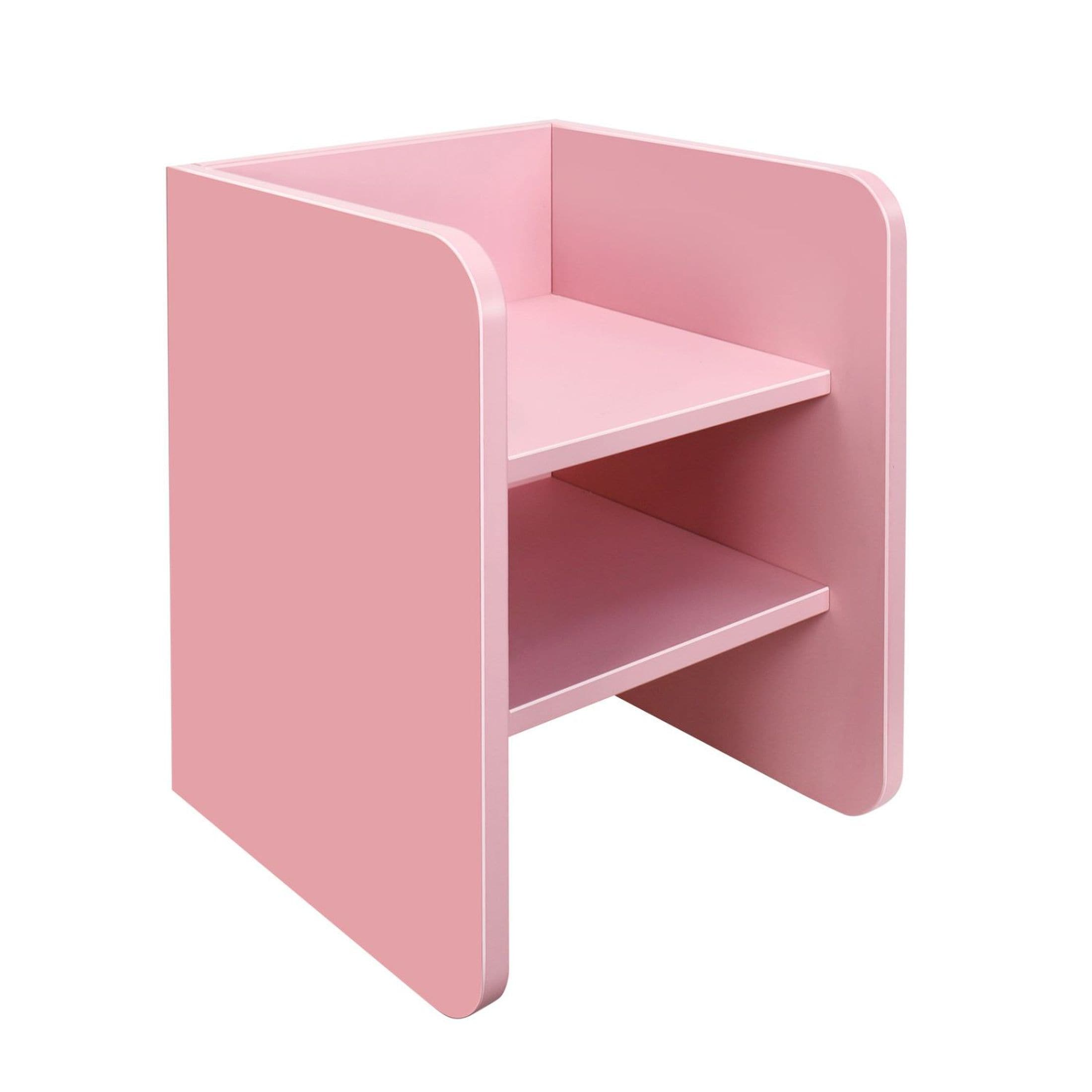 JASMODER W116850729 Pink Nightstand