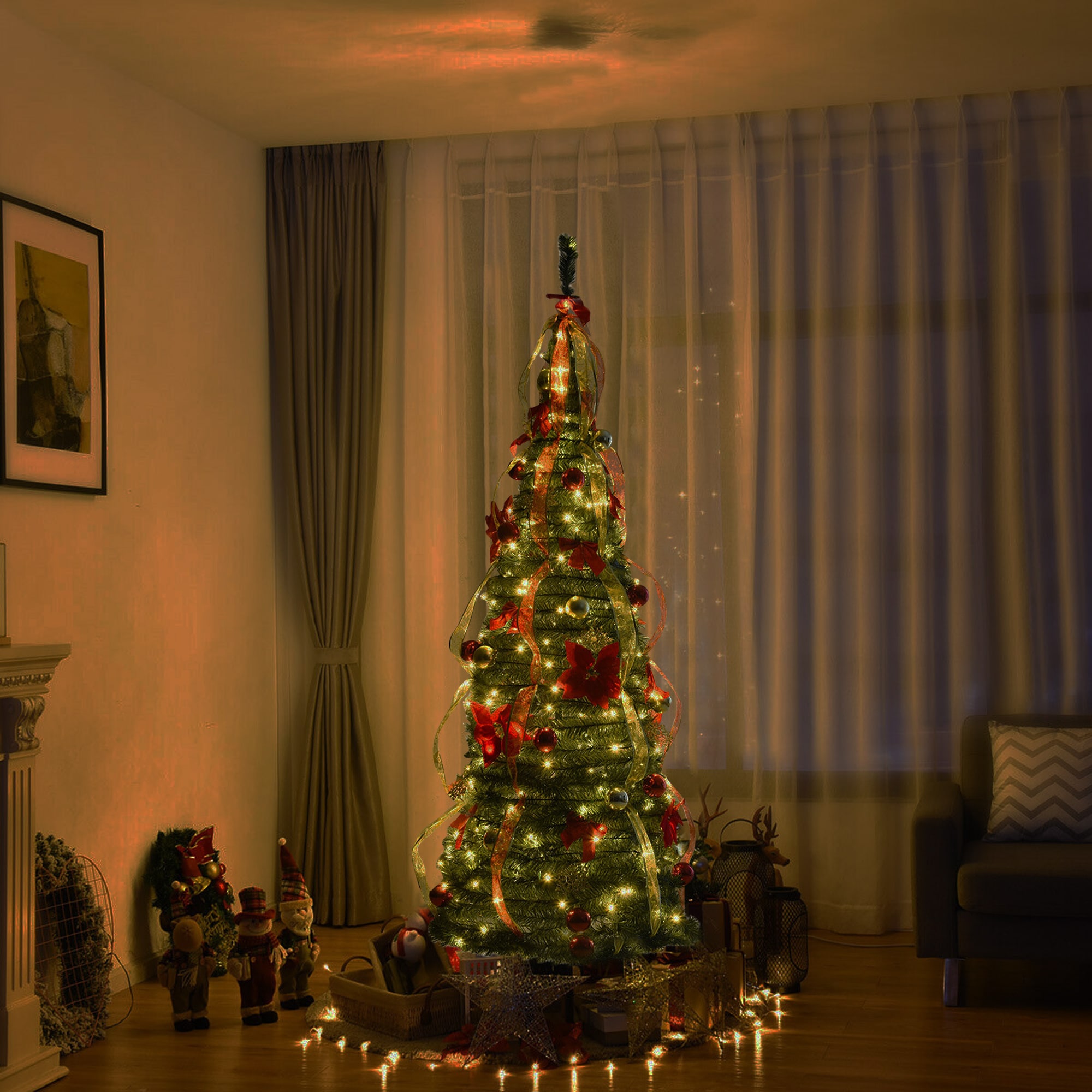 WELLFOR CM-HWY-22050 Artificial-Christmas-Trees - View #10
