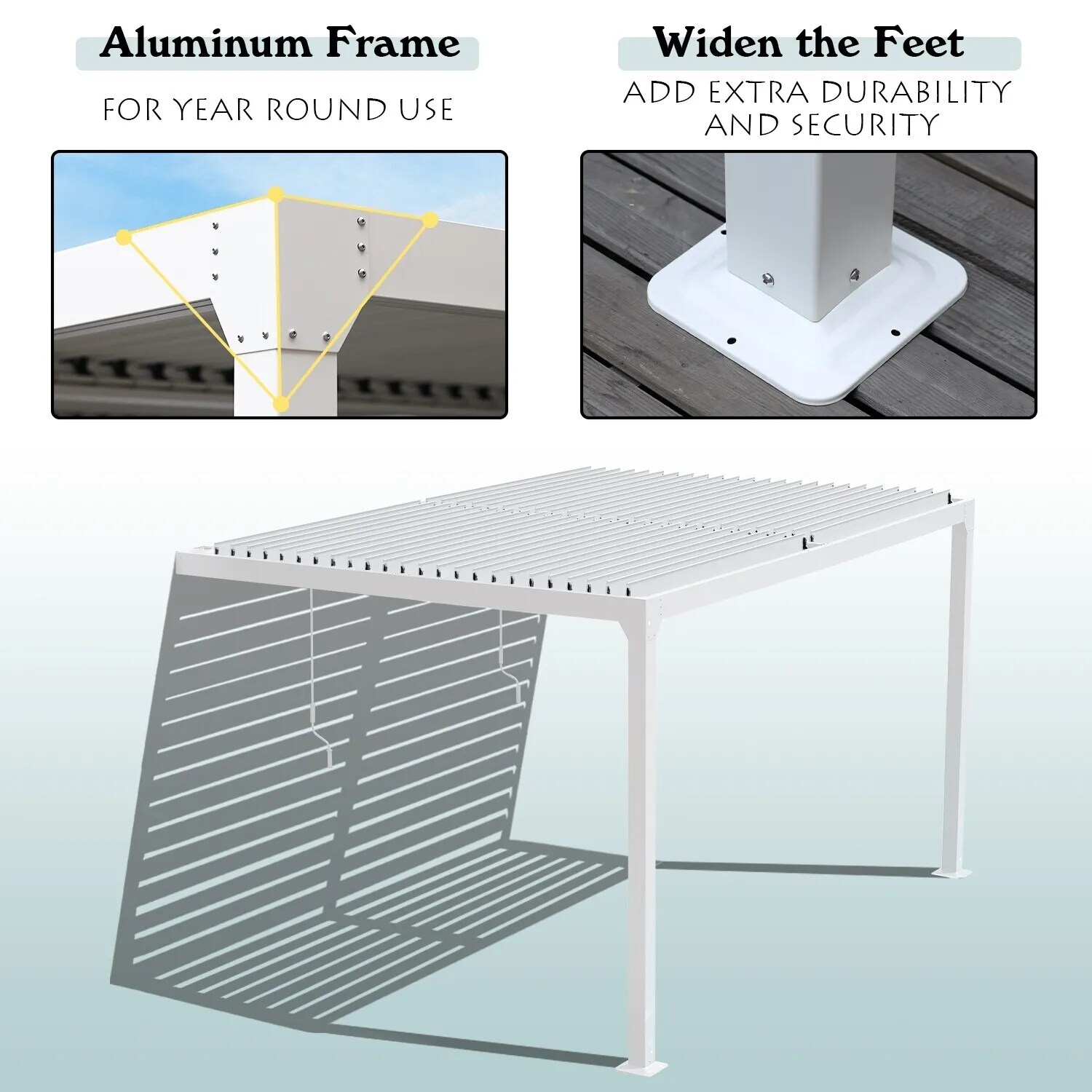 Aoodor A195-PWEWE Pergolas-2 - View #5