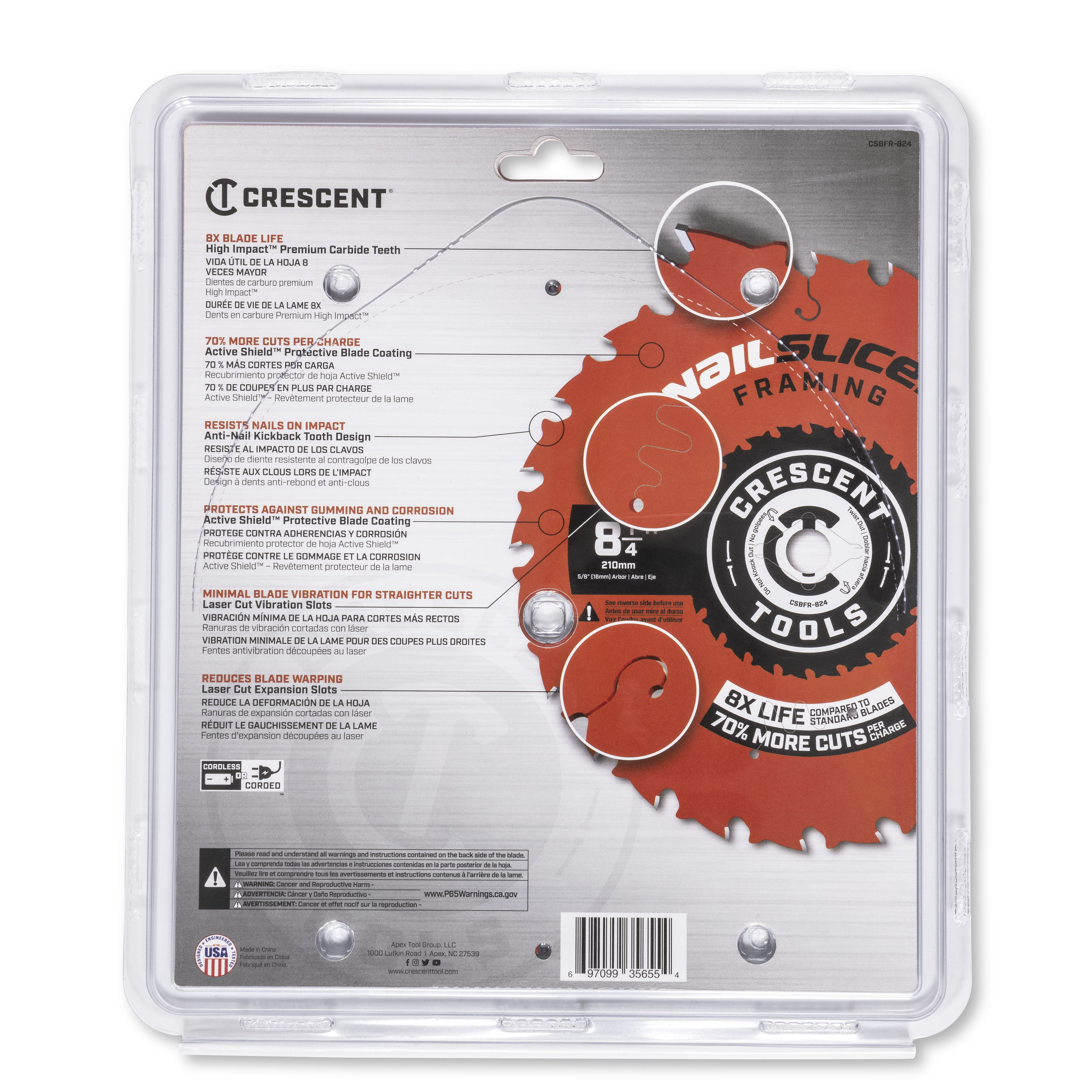 Crescent CSBFR-824 Circular-Saw-Blades - View #6