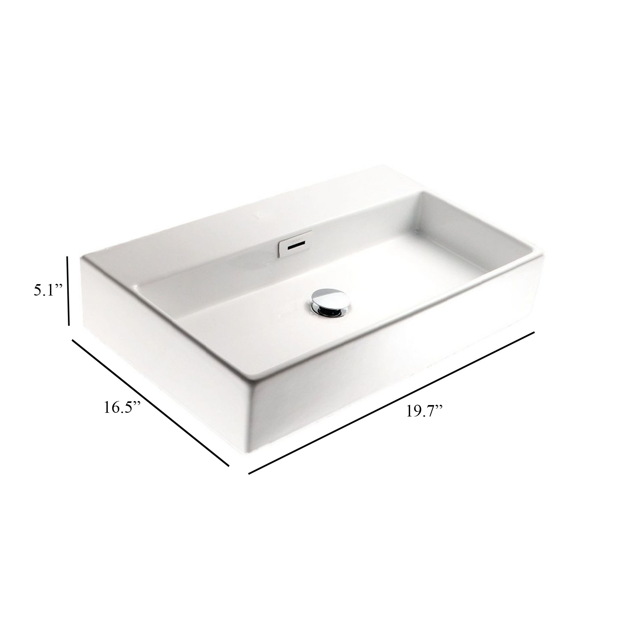 WS Bath Collections QUARELO 53709.00 Bath-Sink - View #6