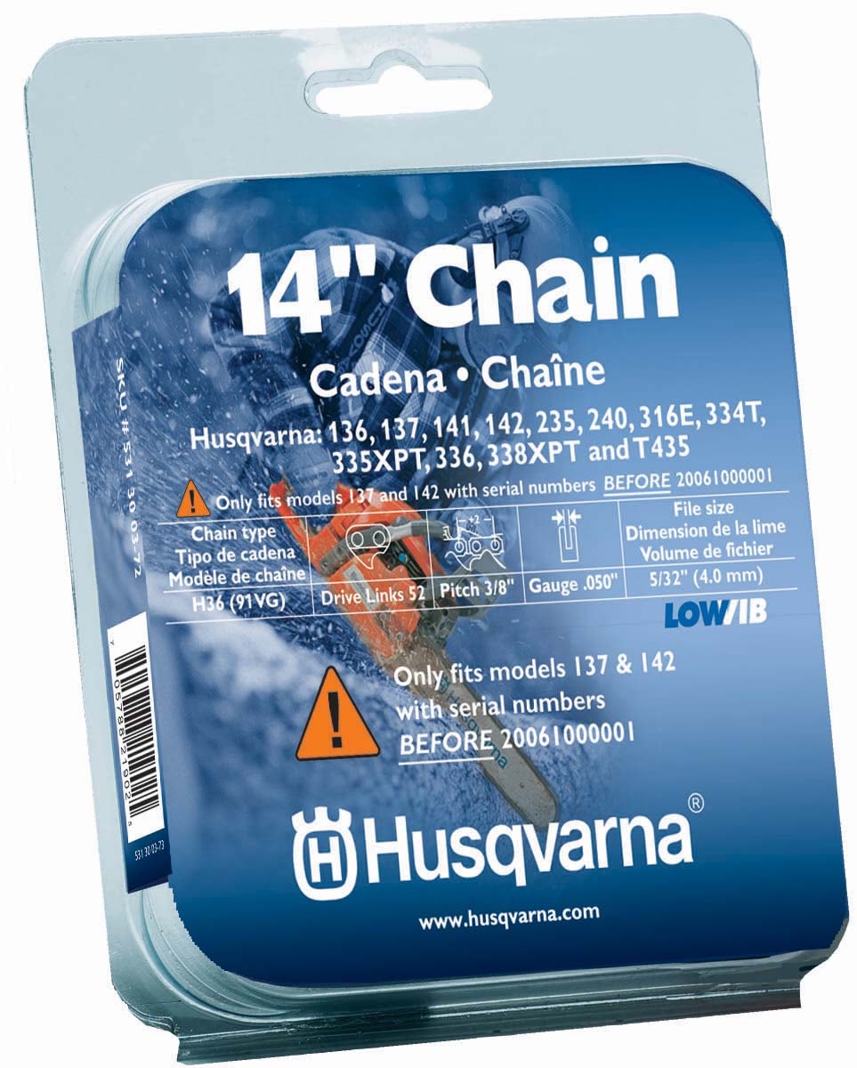2 X Chainsaw Saw Chain Fits HUSQVARNA 15" 136 235 235E 236 141 240E 240 234 