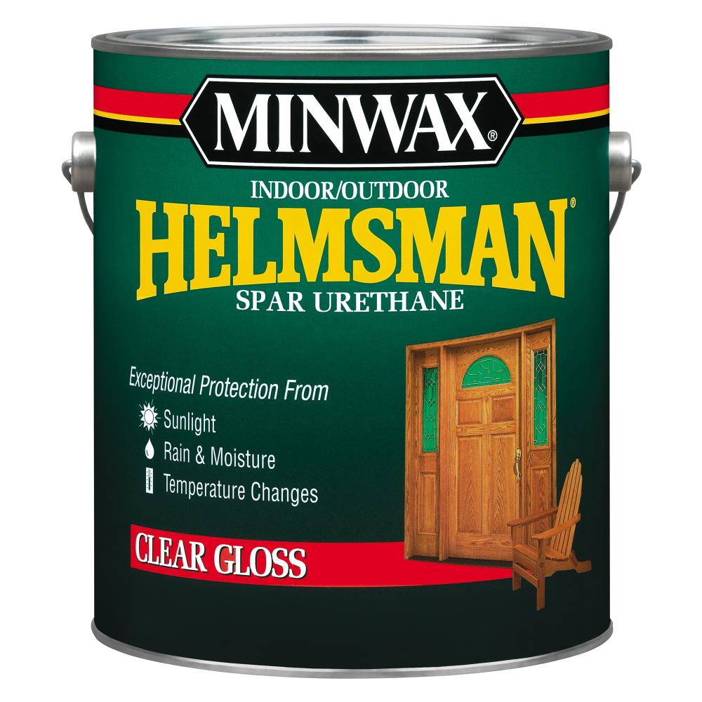 Minwax 13200000 Helmsman Oil-based Clear Transparent Gloss Interior Stain ( 1-gallon )