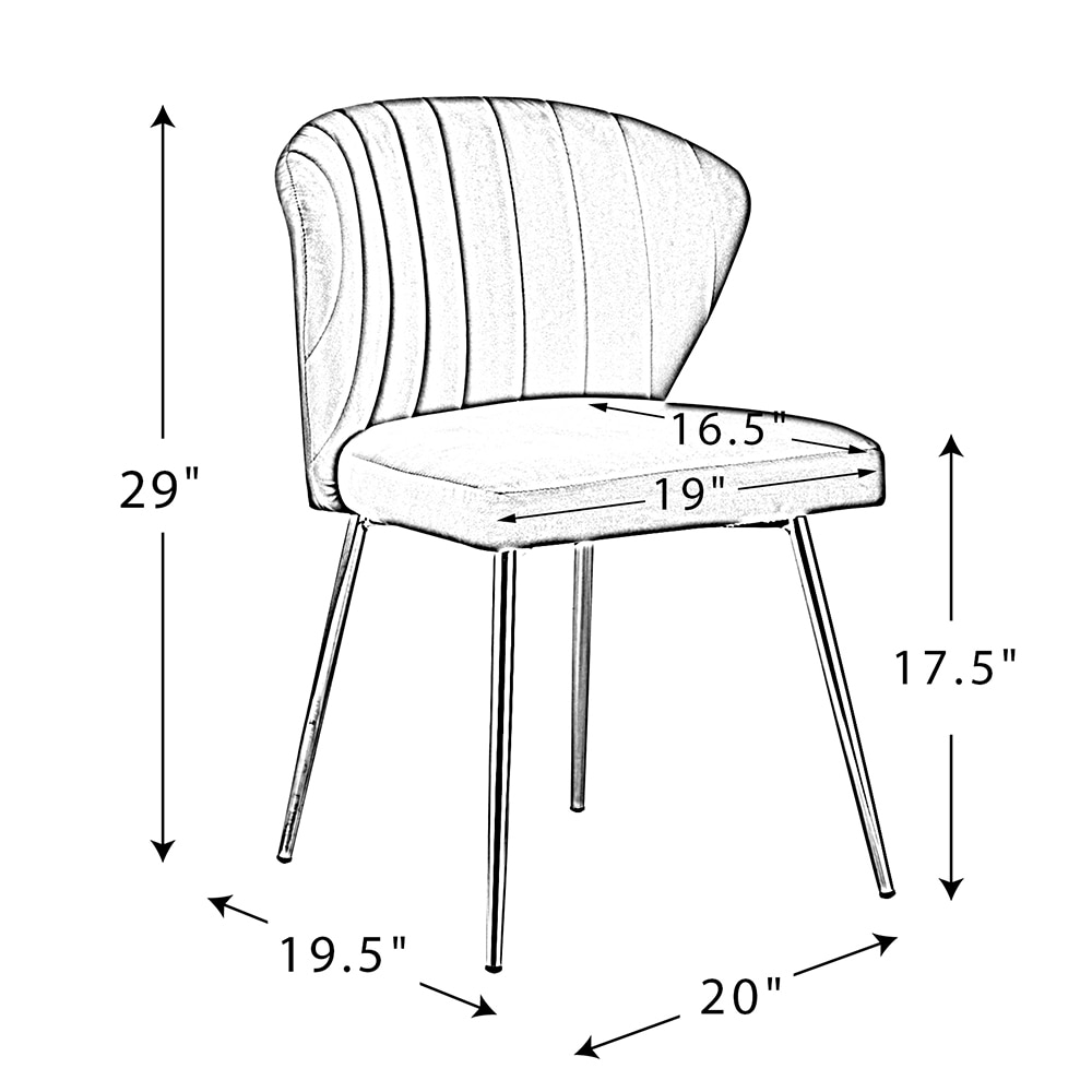 14 Karat Home CHM0011-S2-PURPLE chairs - View #9
