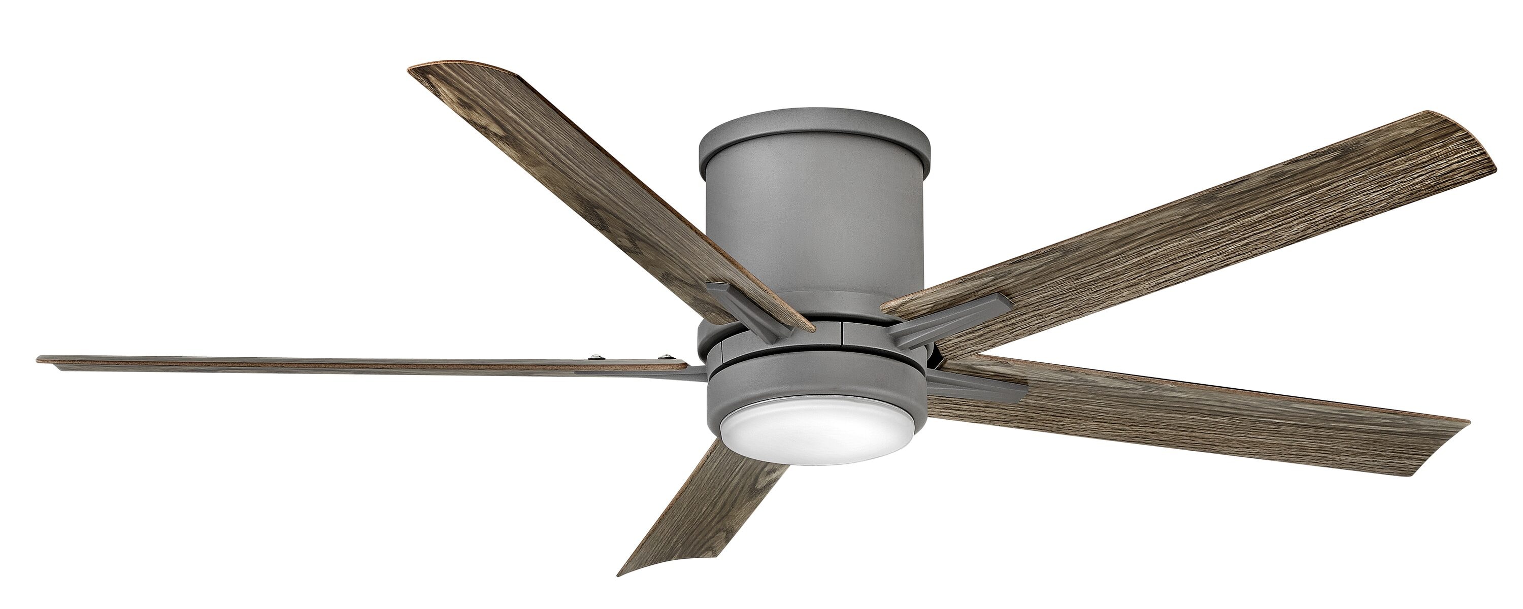 Fanimation Wrap Custom 64-in Matte Greige with Weathered Wood Blades Indoor/Outdoor Smart Ceiling Fan Light Kit Compatible and Remote (3-Blade) FPD8531GR-64WE Sansujyuku sansujyuku.com