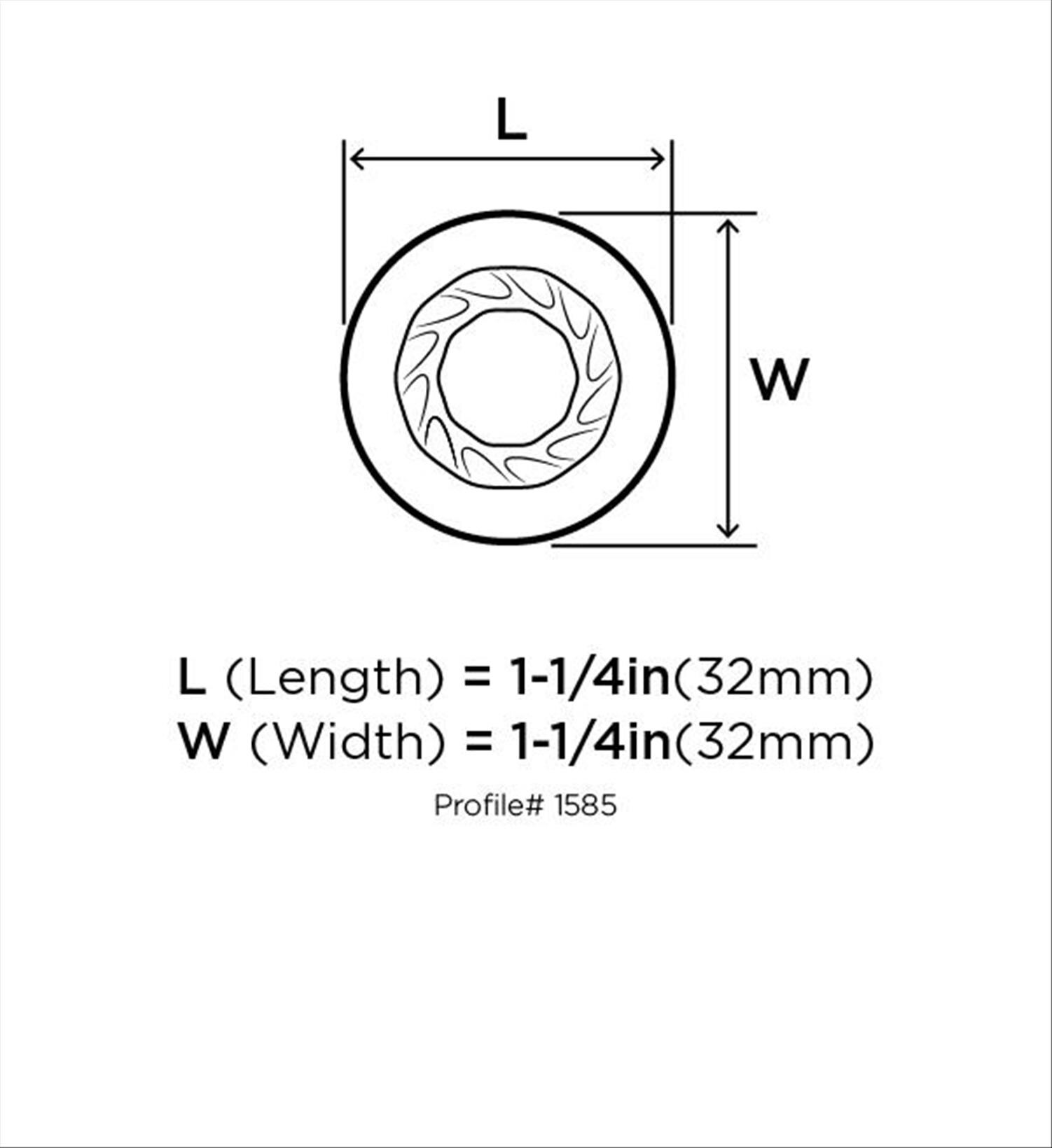 Amerock BP1585G10 Cabinet-Knobs - View #6