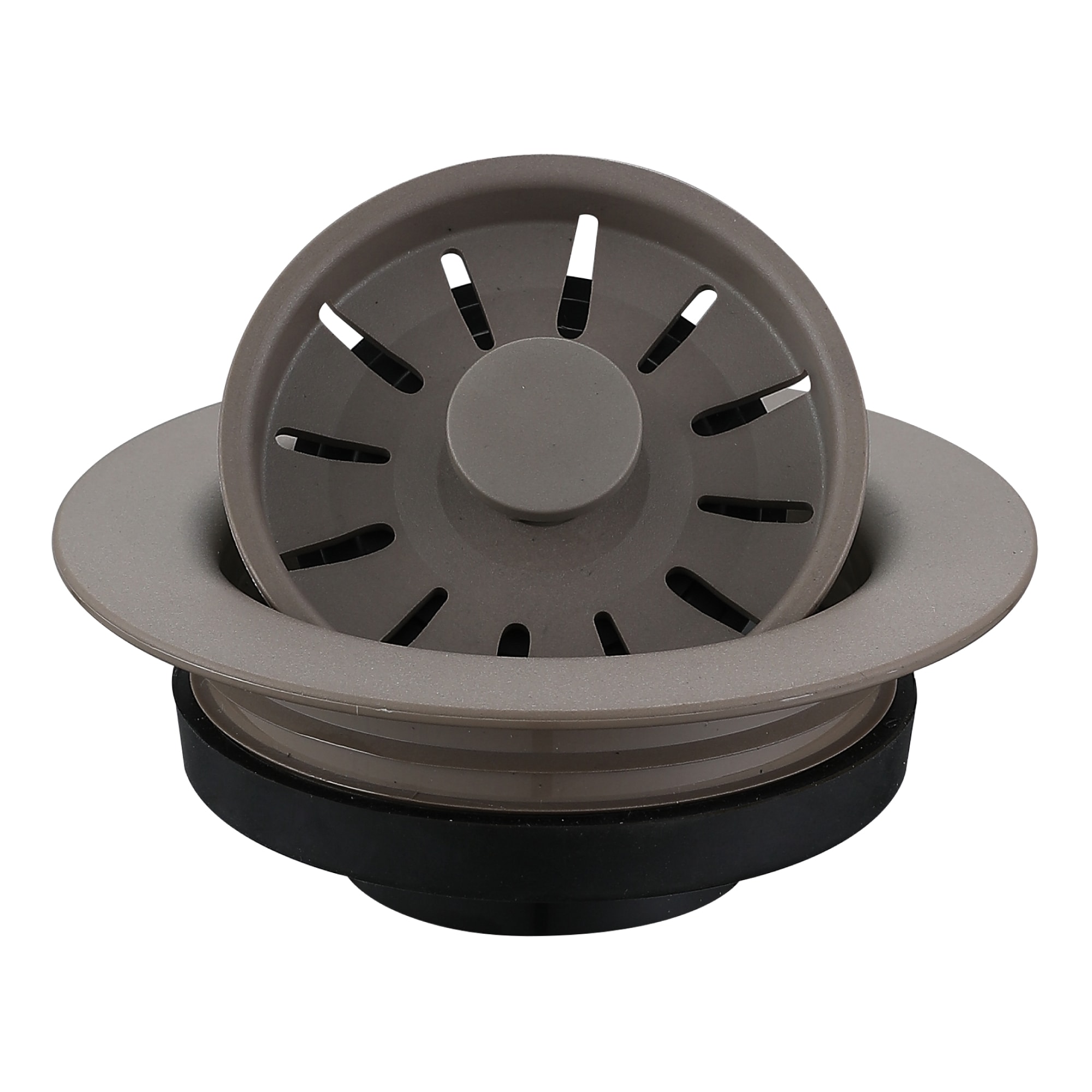 Karran QBSCN 3-1/2 in. Kitchen Sink Basket Strainer in Concrete