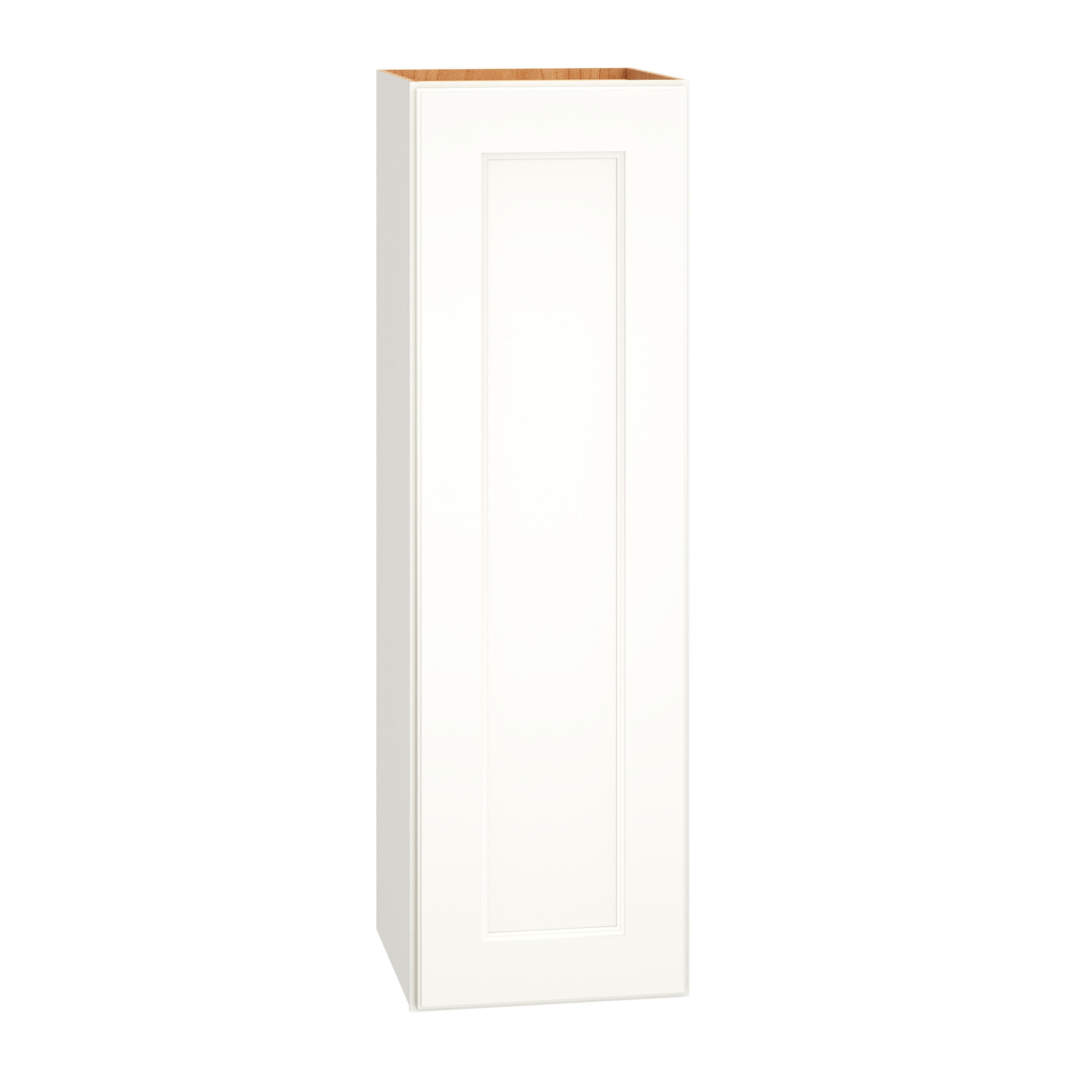 Diamond Express Macaulay 24-in W x 39-in H x 12-in D White Wall Fully Assembled Plywood Cabinet (Recessed Panel Square Door Style)