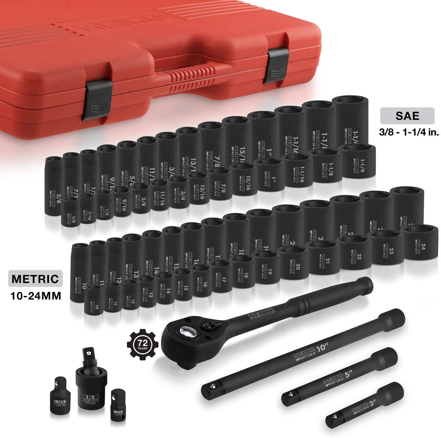 NEIKO 02448A Impact-Socket-Sets - View #4