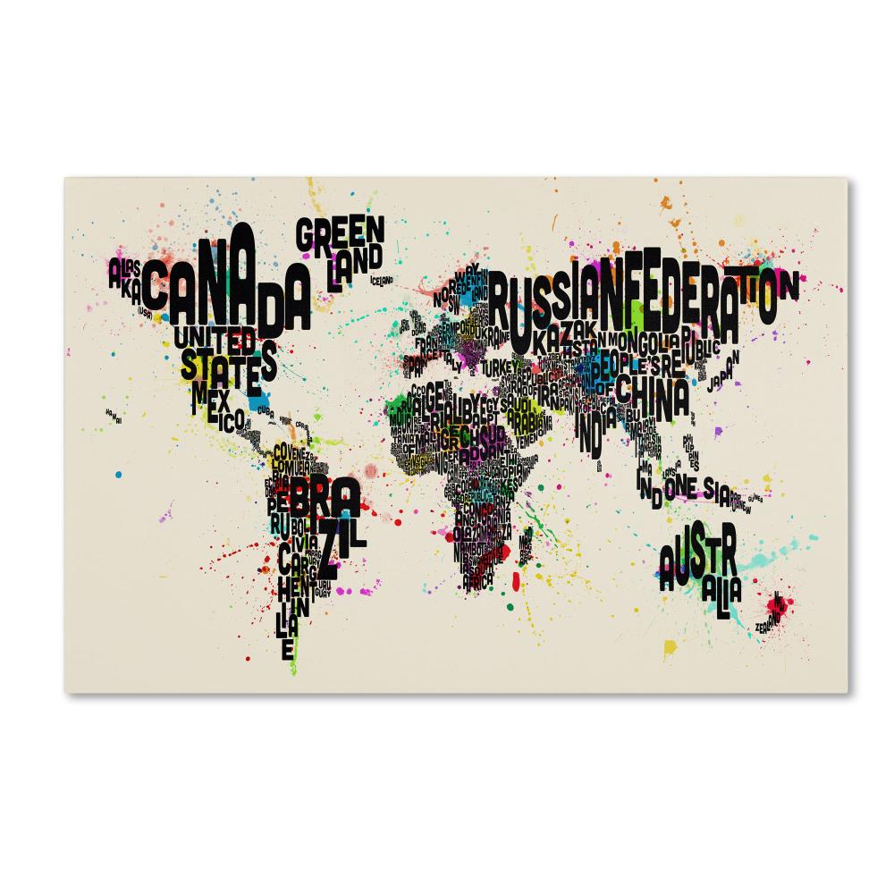 Trademark Fine Art MT0490-C1624GG Framed 16-Inches H x 24-Inches W Cityscape Canvas Print