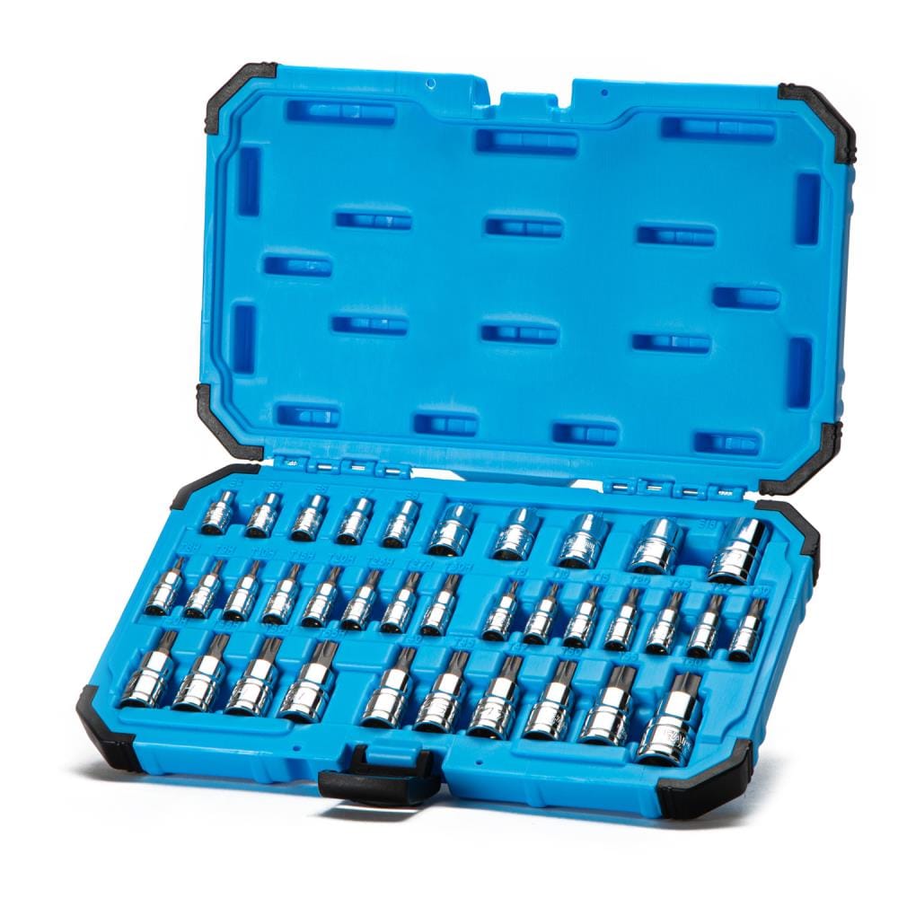 Capri Tools CP30004 35-Piece Set Drive Set Torx Bit Driver Socket Set