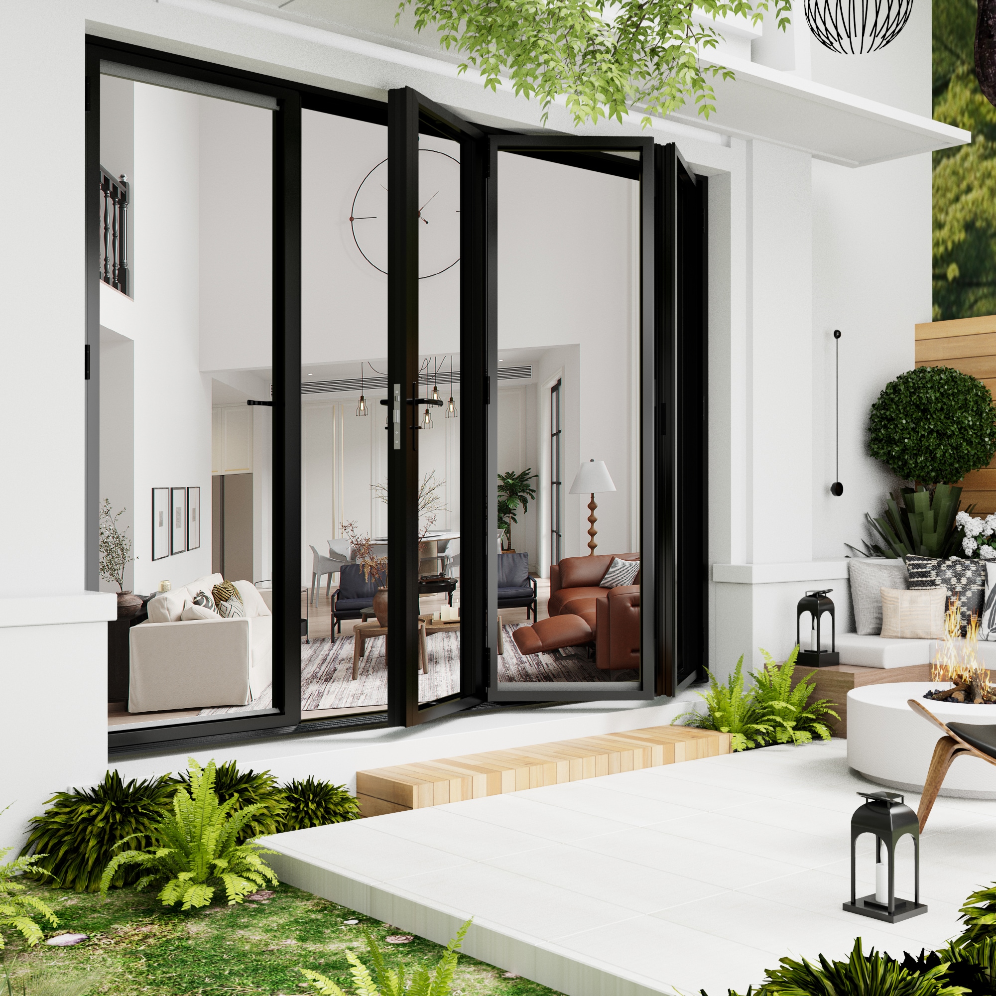 JUJUBON EX-B01-BK12080-3L1R Patio-Doors - View #3