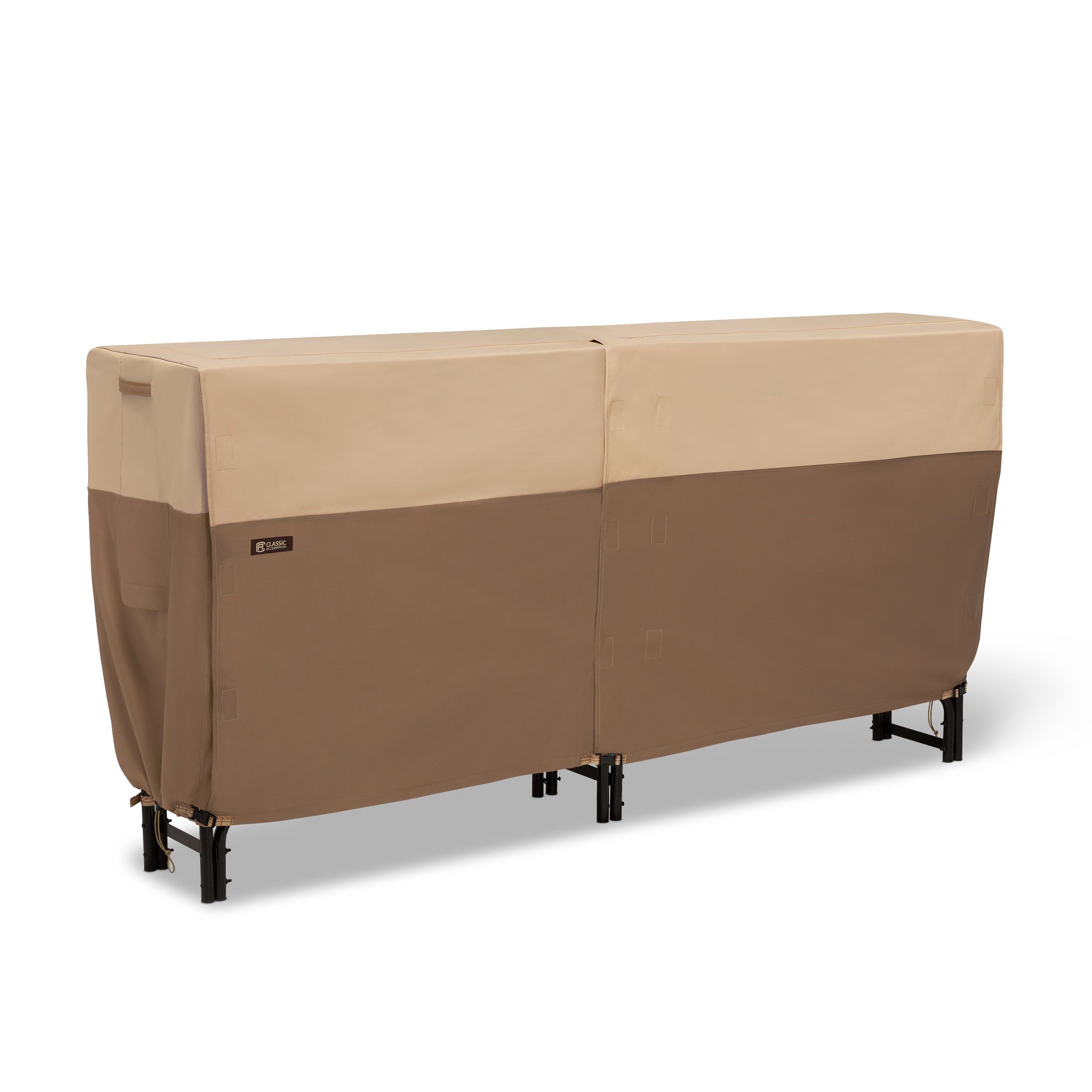 Classic Accessories 56-442-041501-EX 98-in L x 26-in W x 44-in H Polyester Firewood Cover