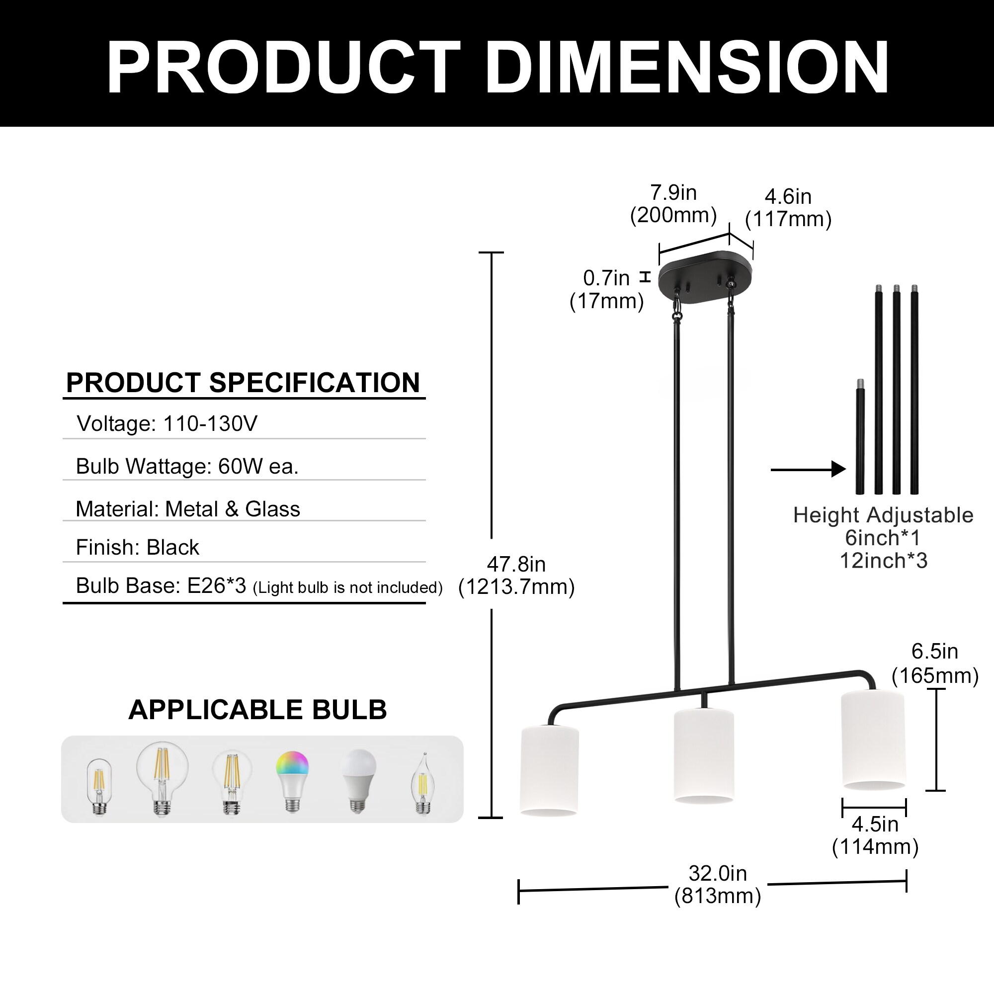 YANSUN LA-ZY-IP15701CBL-11 Pendant-Lights - View #4