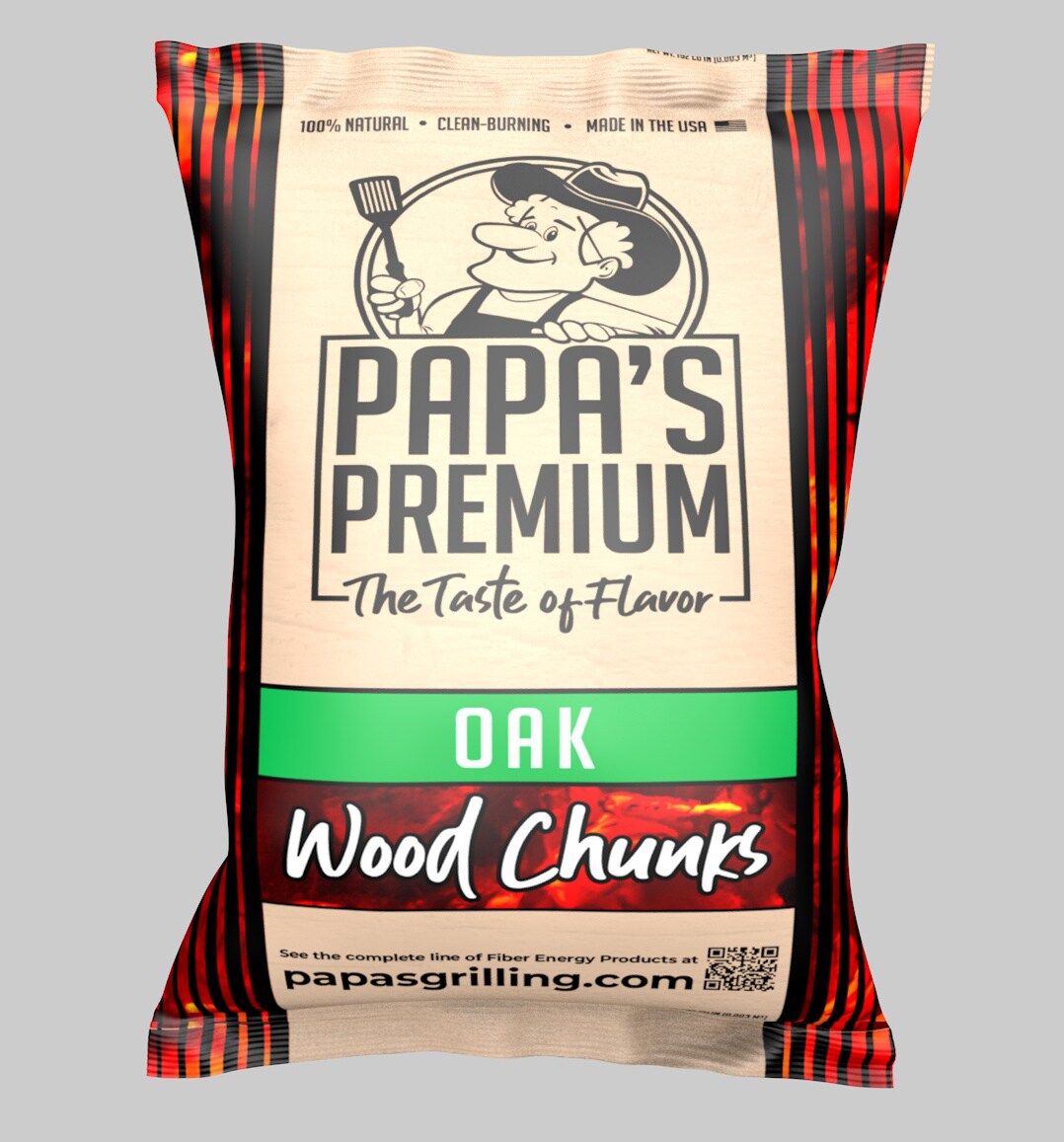 PAPA'S PBOC1806 Papa's Oak 432 Cubic inch(es) Wood chunks