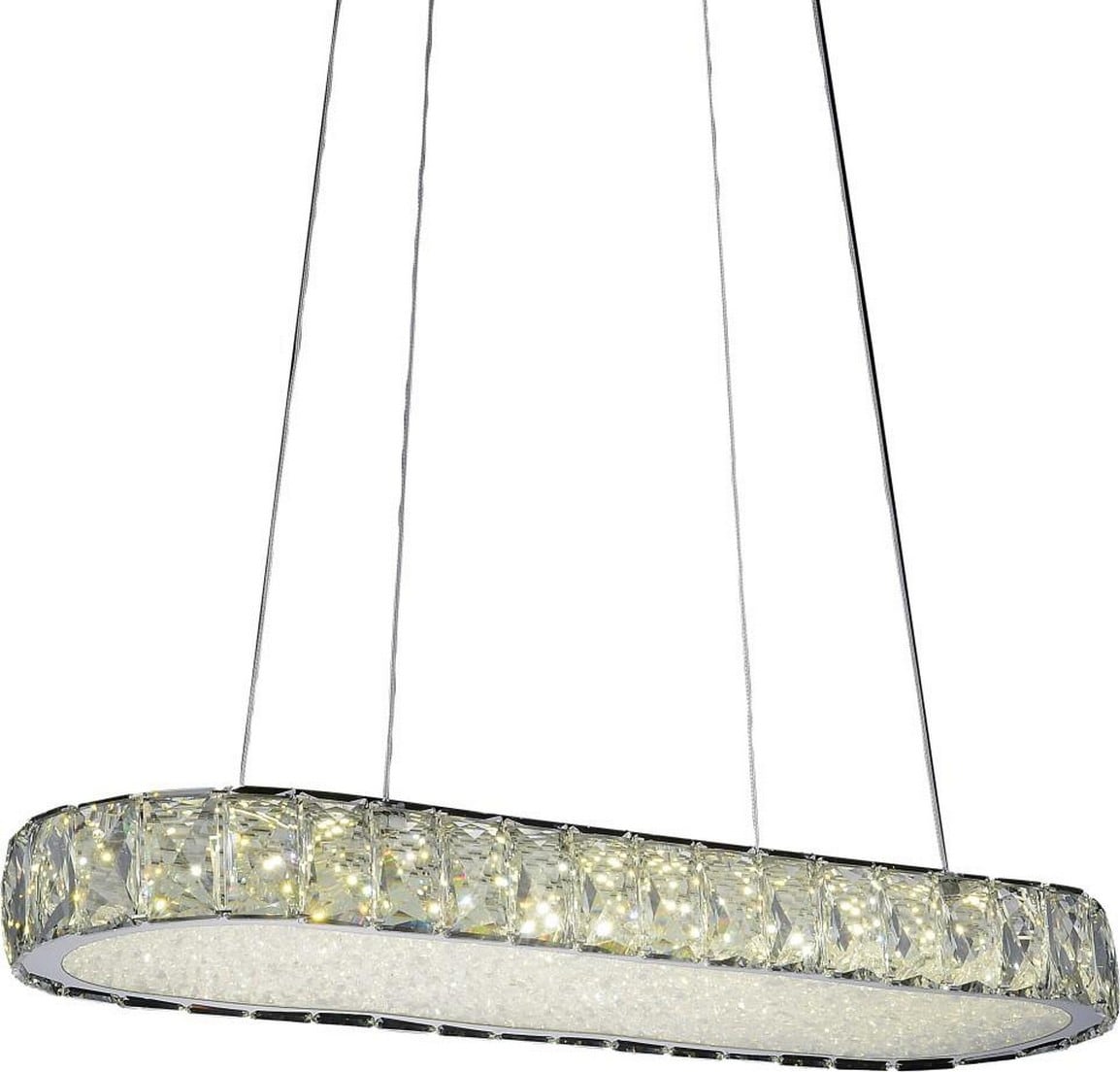CWI Lighting 5626P22ST-RC Milan Chrome Traditional LED Damp Rated Chandelier