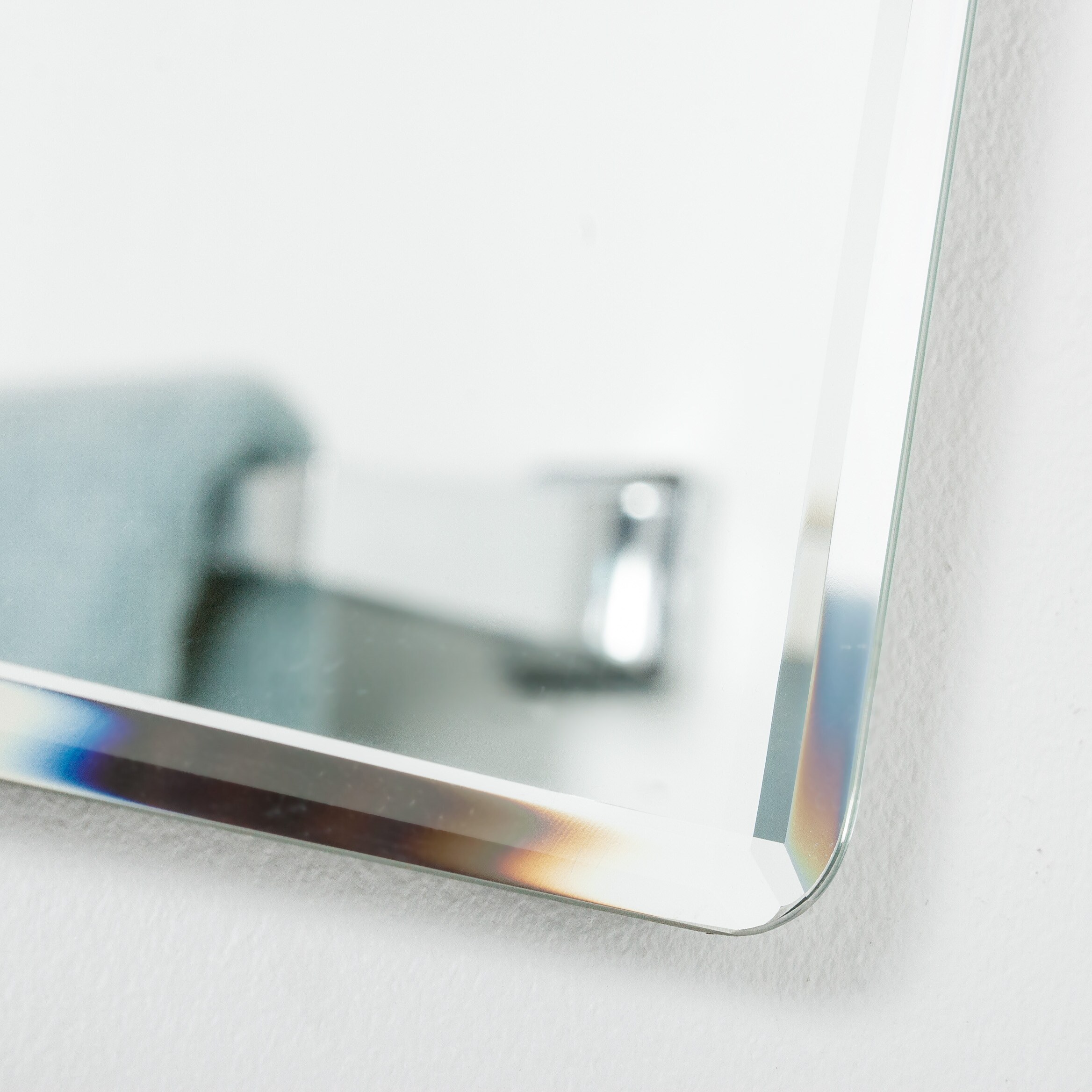 Decor Wonderland Vera 236 In W X 395 In H Rectangular Frameless Bathroom Vanity Mirror In The 7309