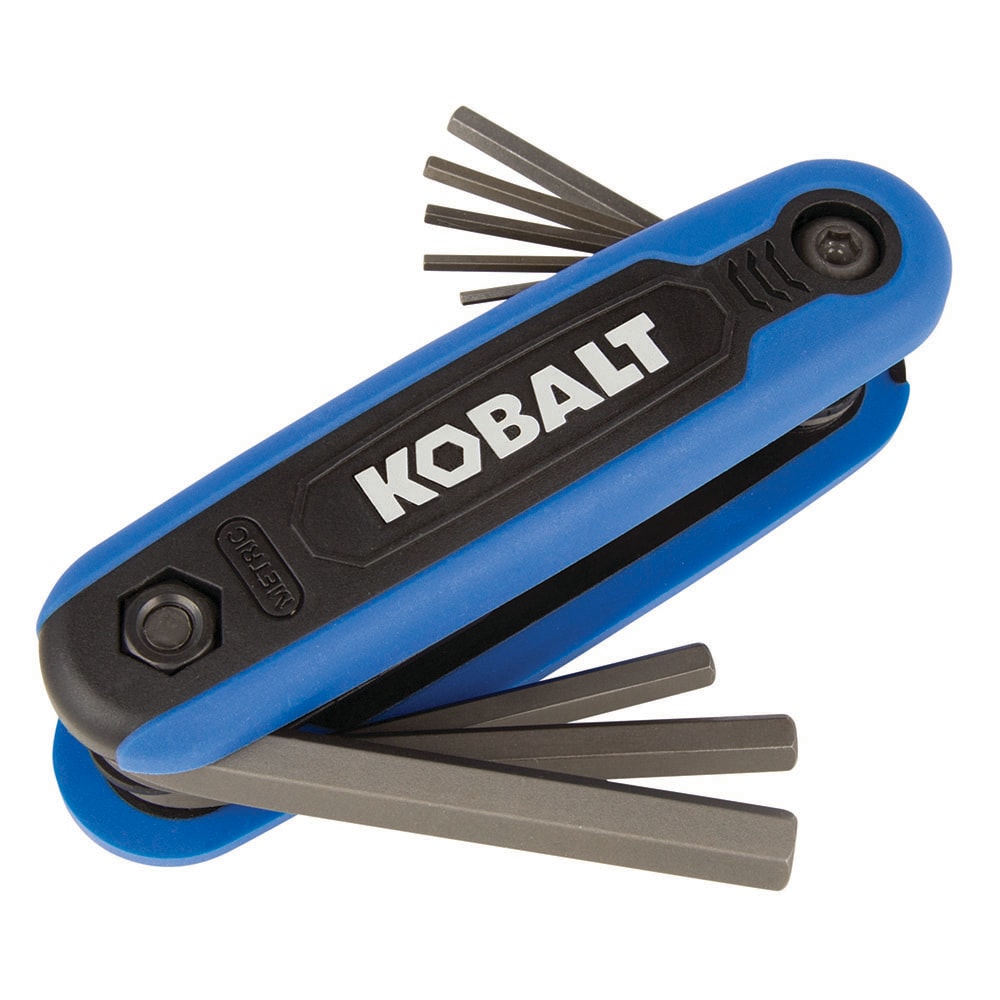 Kobalt KHK09 Folding Assorted Metric 8 -Pieces Hex key set