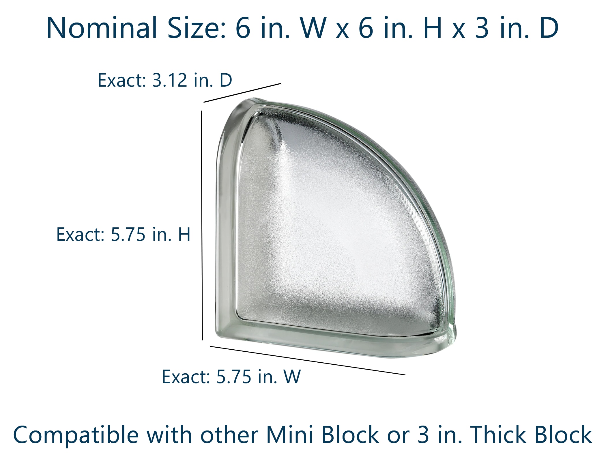 myMINIGLASS 123433 Glass-Block - View #3