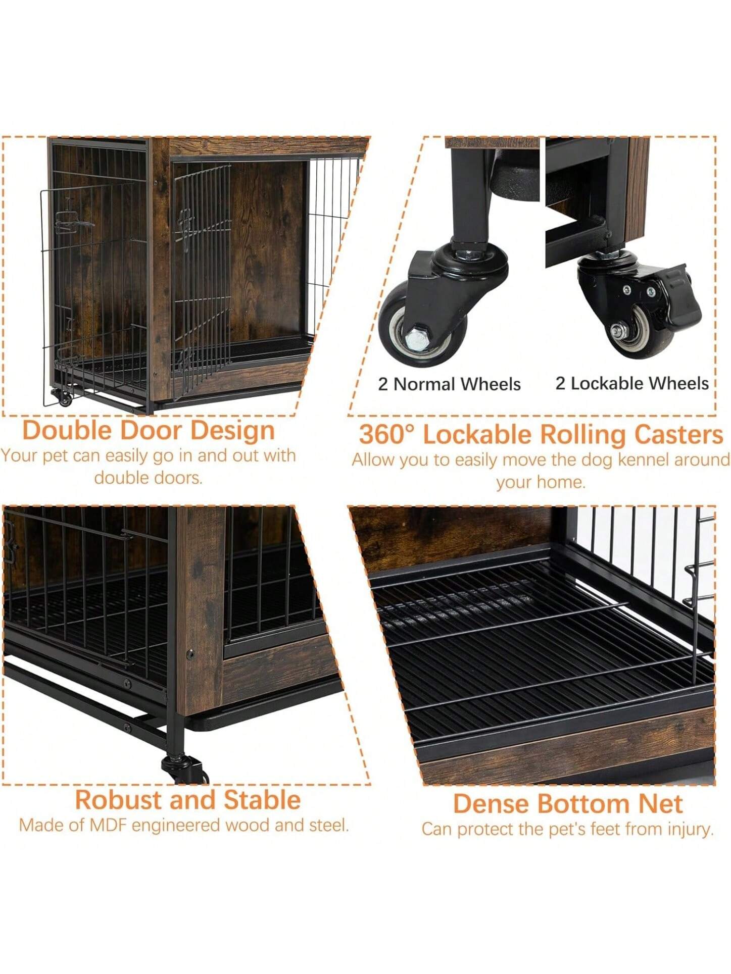 Qeetex BY-PPS-3395XC3B Outdoor-Kennel-Accessories - View #5