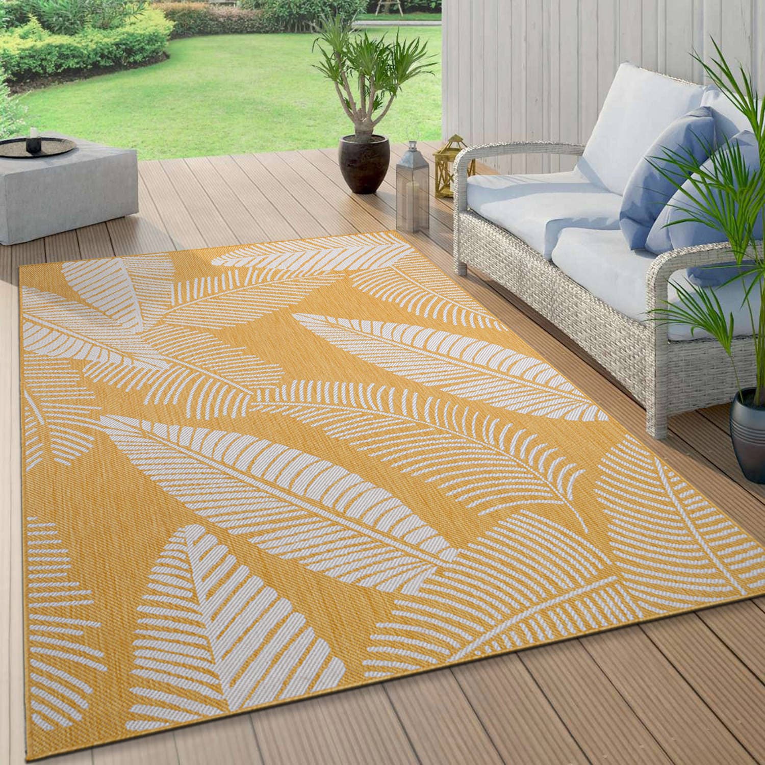 World Rug Gallery 114YELLOW5X7 rugs - View #2