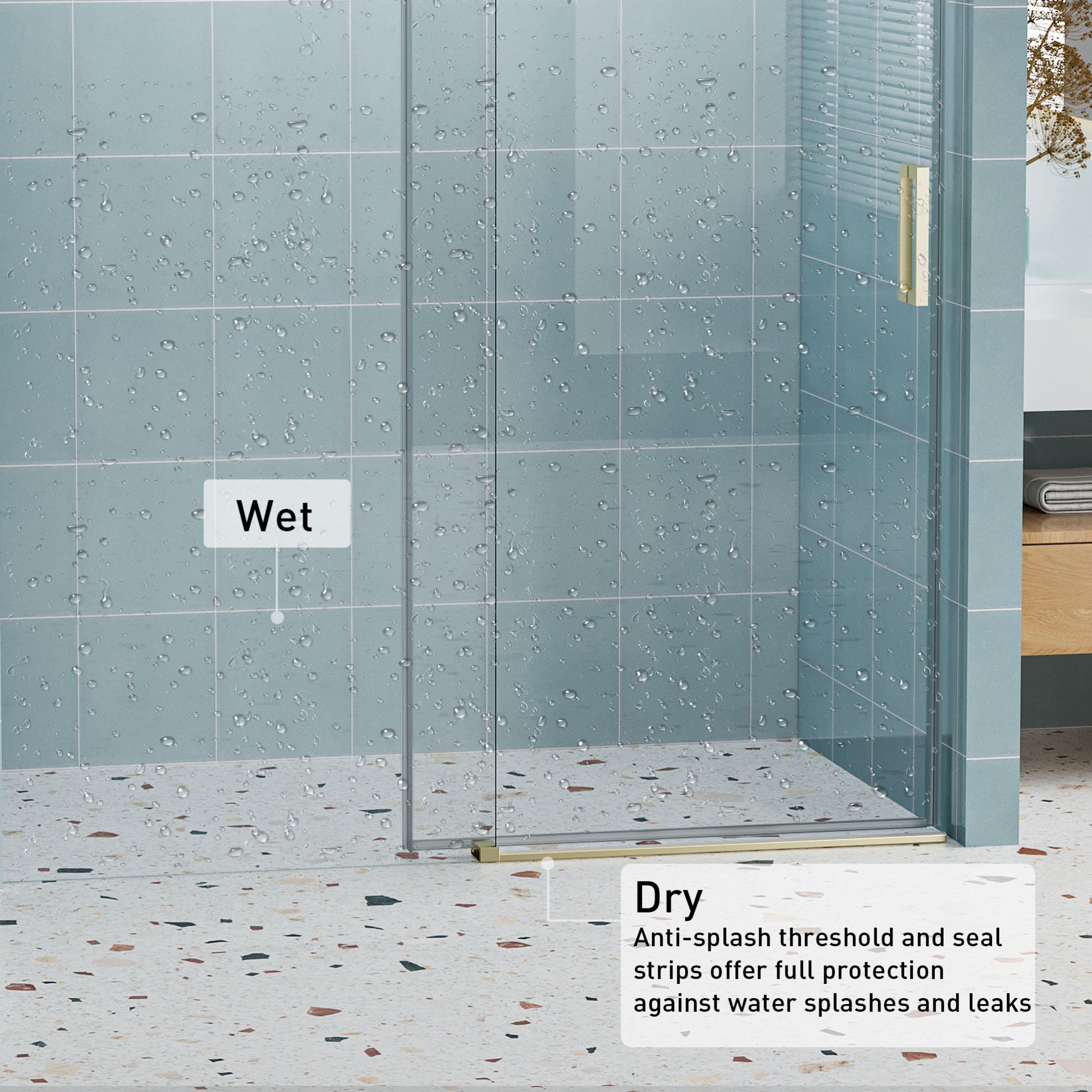 LIVIZA GIJ-SD210-8-48C Shower-Doors - View #4