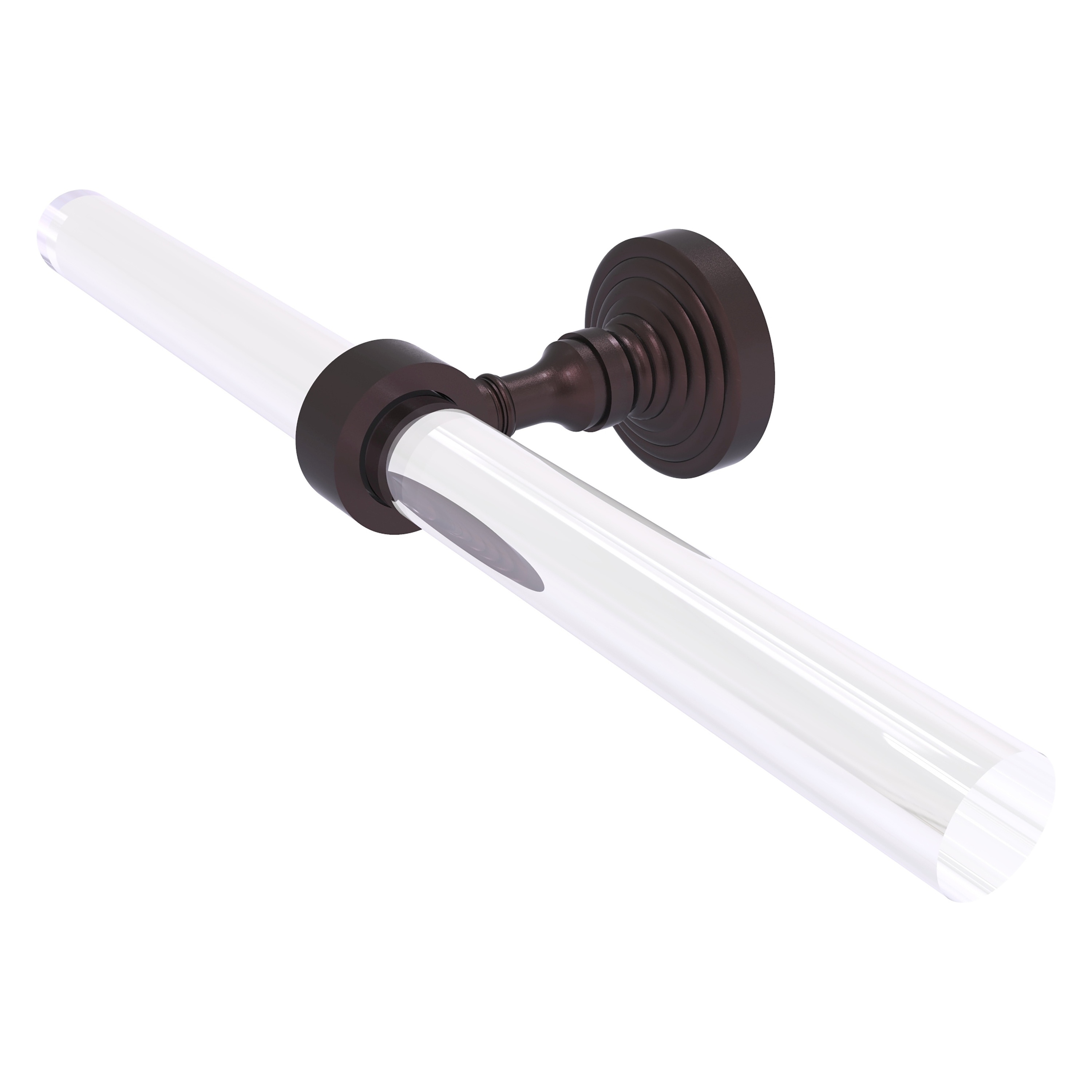 Allied Brass PG-HTB-2-ABZ Pacific Grove 15-in double Antique Bronze Wall mount Double Towel Bar