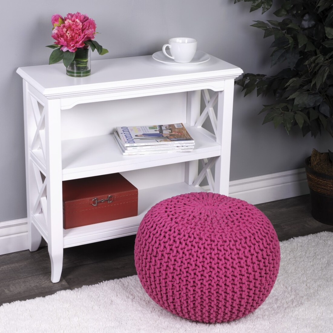 HomeRoots 4000388958 Indoor-Ottomans - View #5