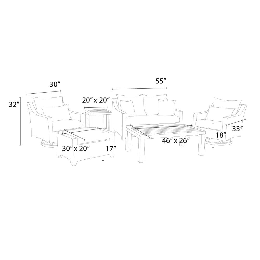 RST Brands OP-PEOSS6MTD-SUN-K Patio-Conversation-Sets - View #8