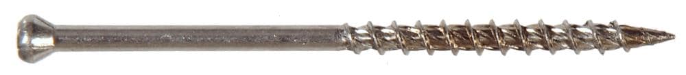 Hillman 35316 #8 x 1-5/8-in Stainless steel Interior/Exterior Wood screws ( 50 -Per Box )