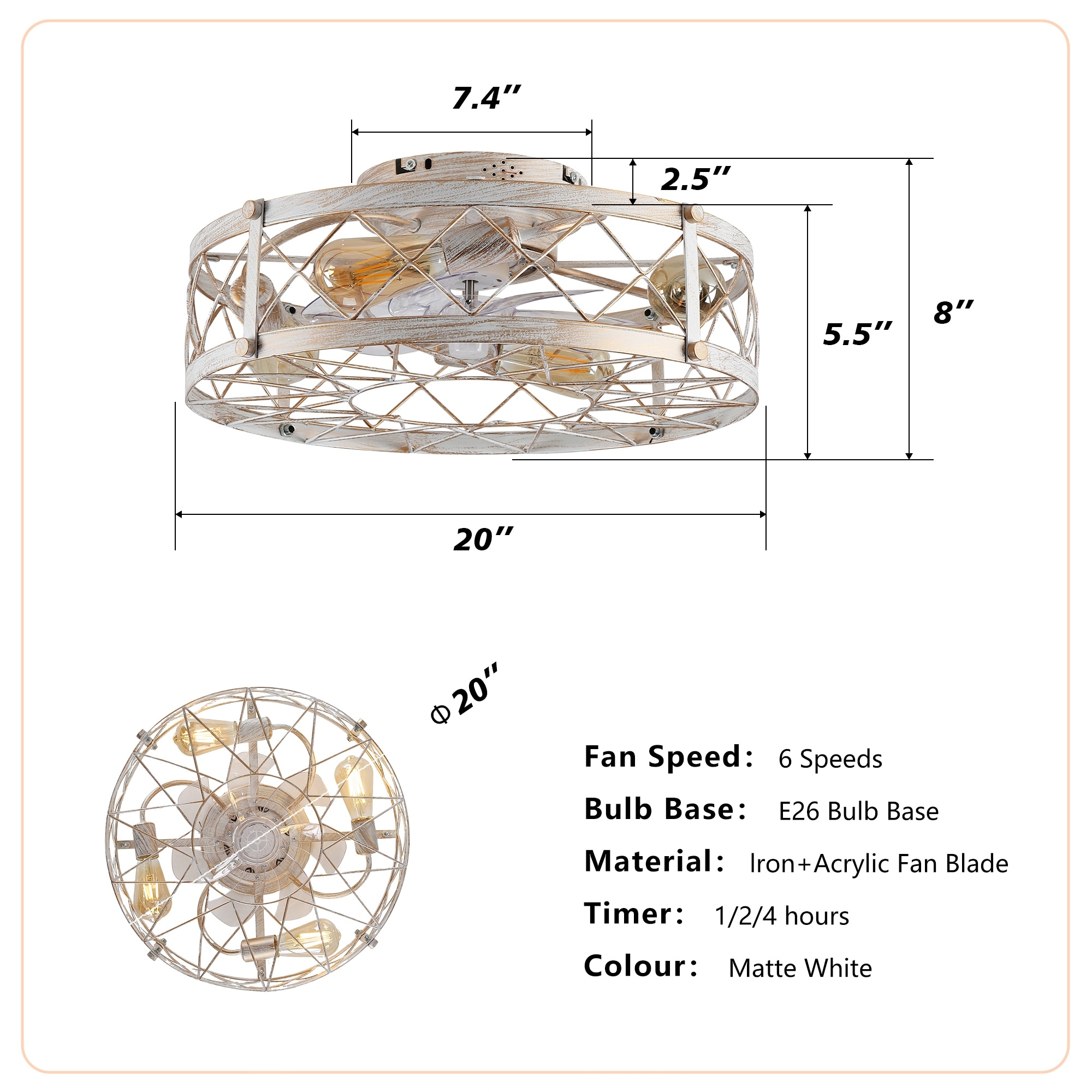 Dexmalle W3596P455283 Ceiling-Fans - View #3