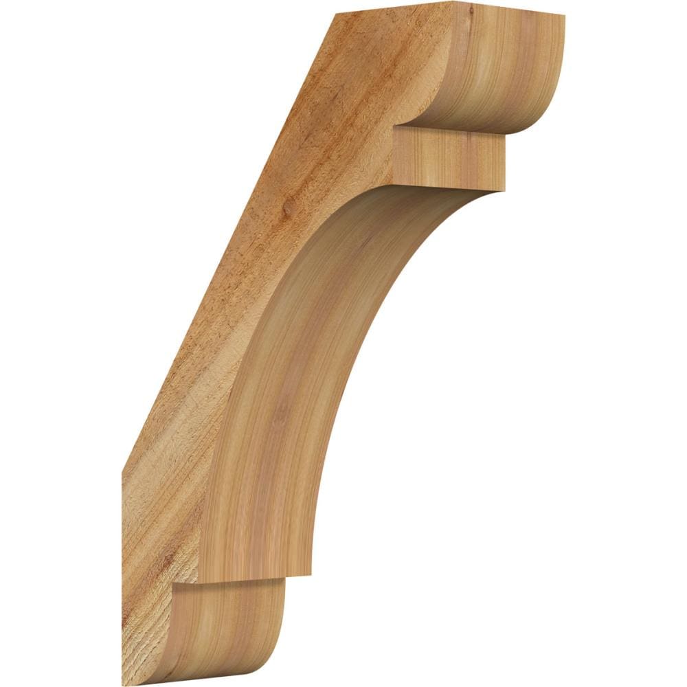 Ekena Millwork BRC06X16X24OLY00RWR 6-in x 16-in x 24-in Western Red Cedar Unfinished Wood Olympic rough sawn