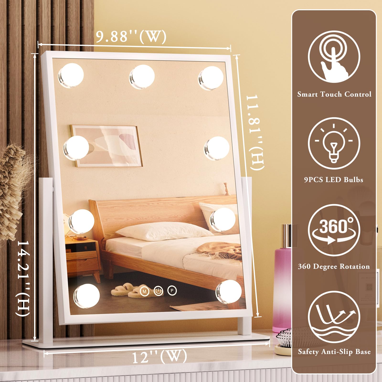 Lukvuzo LLU0712L043 Makeup-Mirrors - View #5