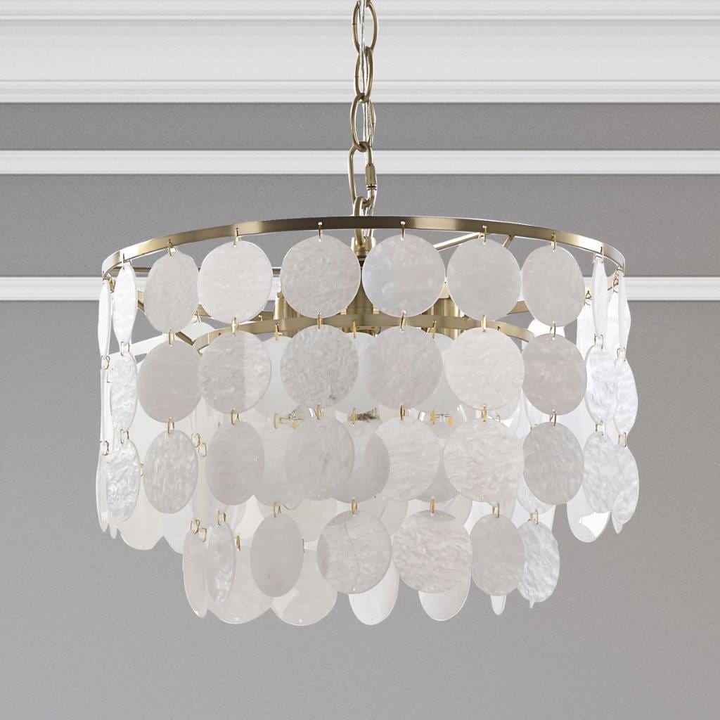 allen + roth Lemmond 3-Light Gold Transitional Tiered Hanging ...