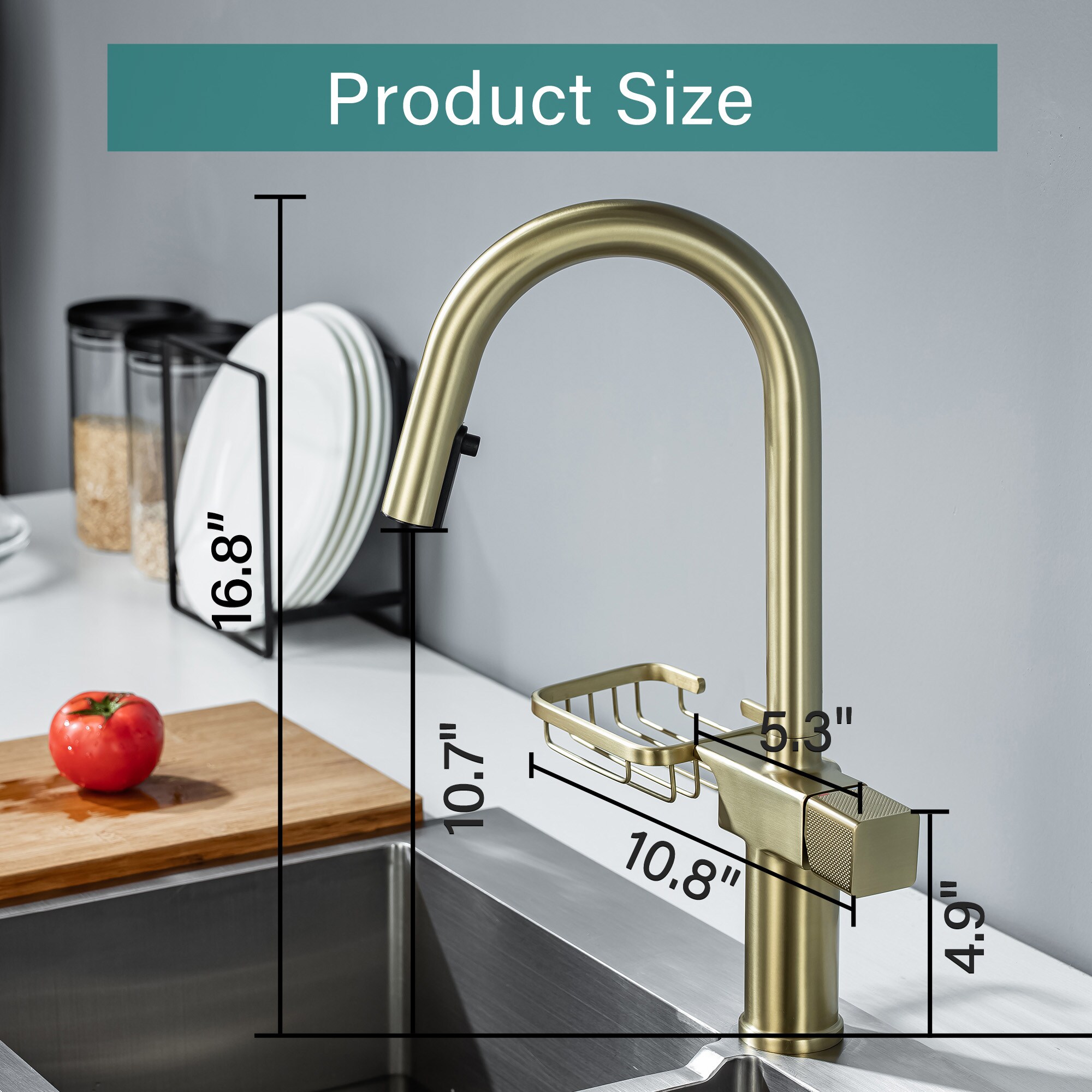 Poinic YUR-KF003BG Kitchen-Faucets - View #5
