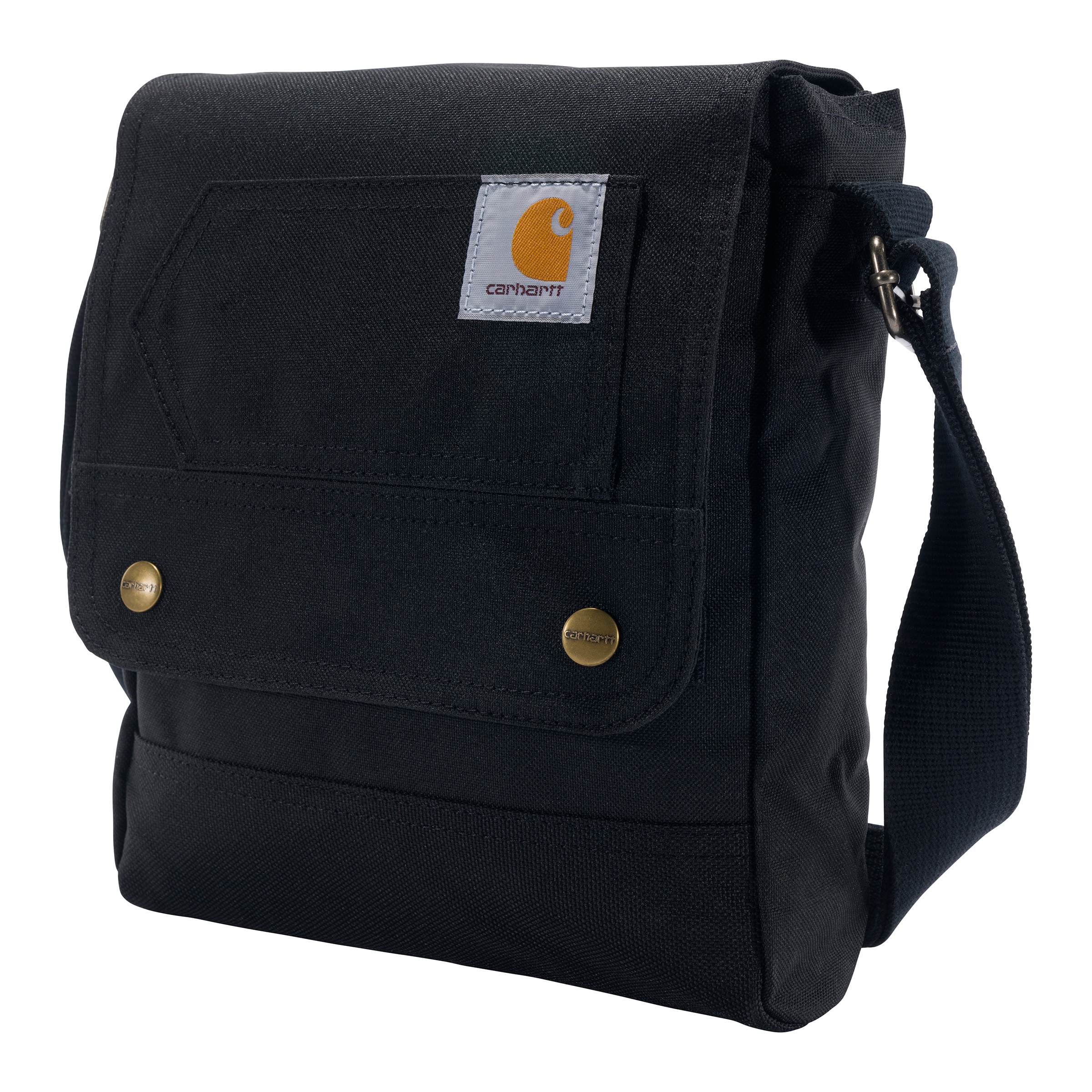 Carhartt B000051300199 Crossbody Snap Bag 9" X 11" X 2.5" Black Crossbody bag