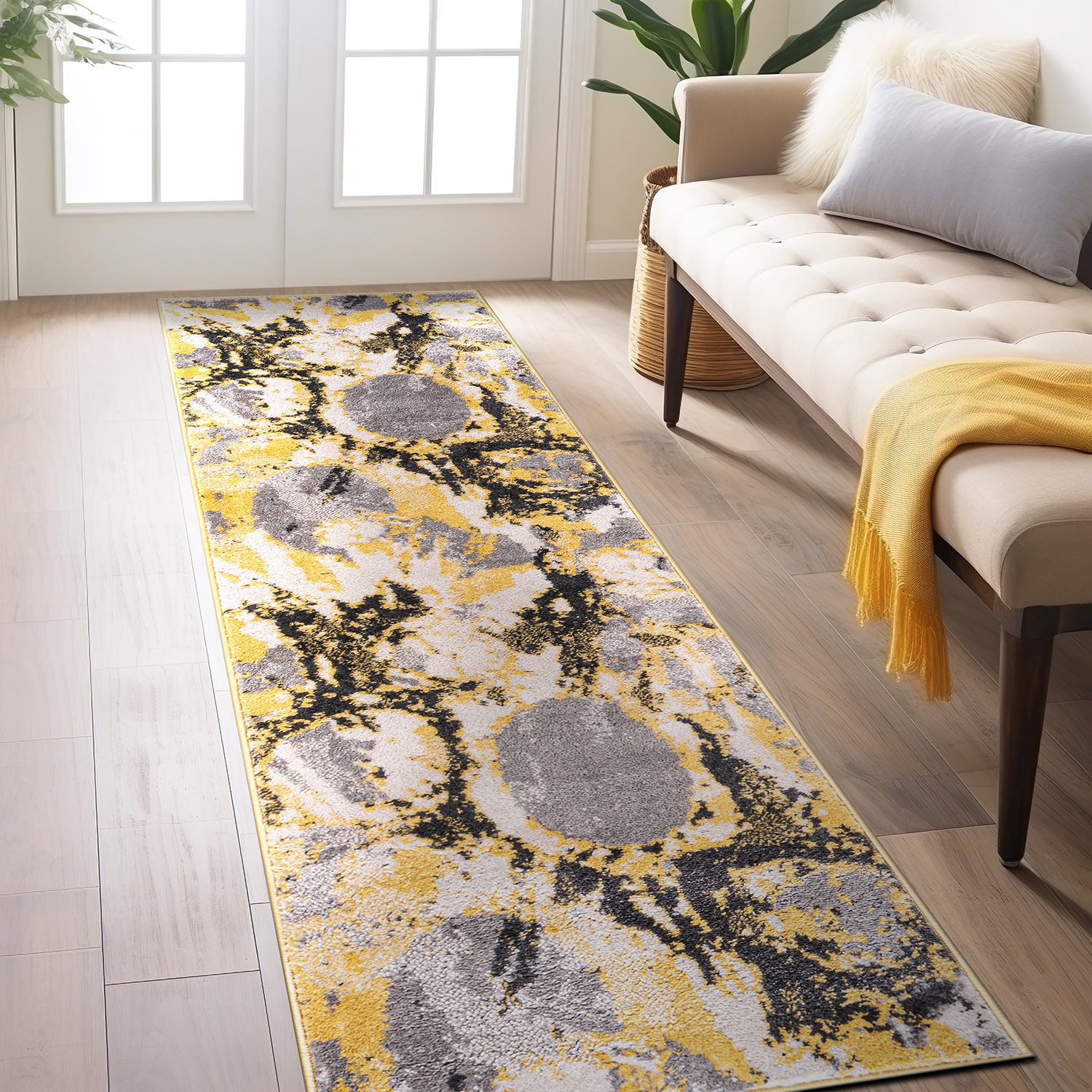 World Rug Gallery 389YELLOW2X7 rugs - View #2