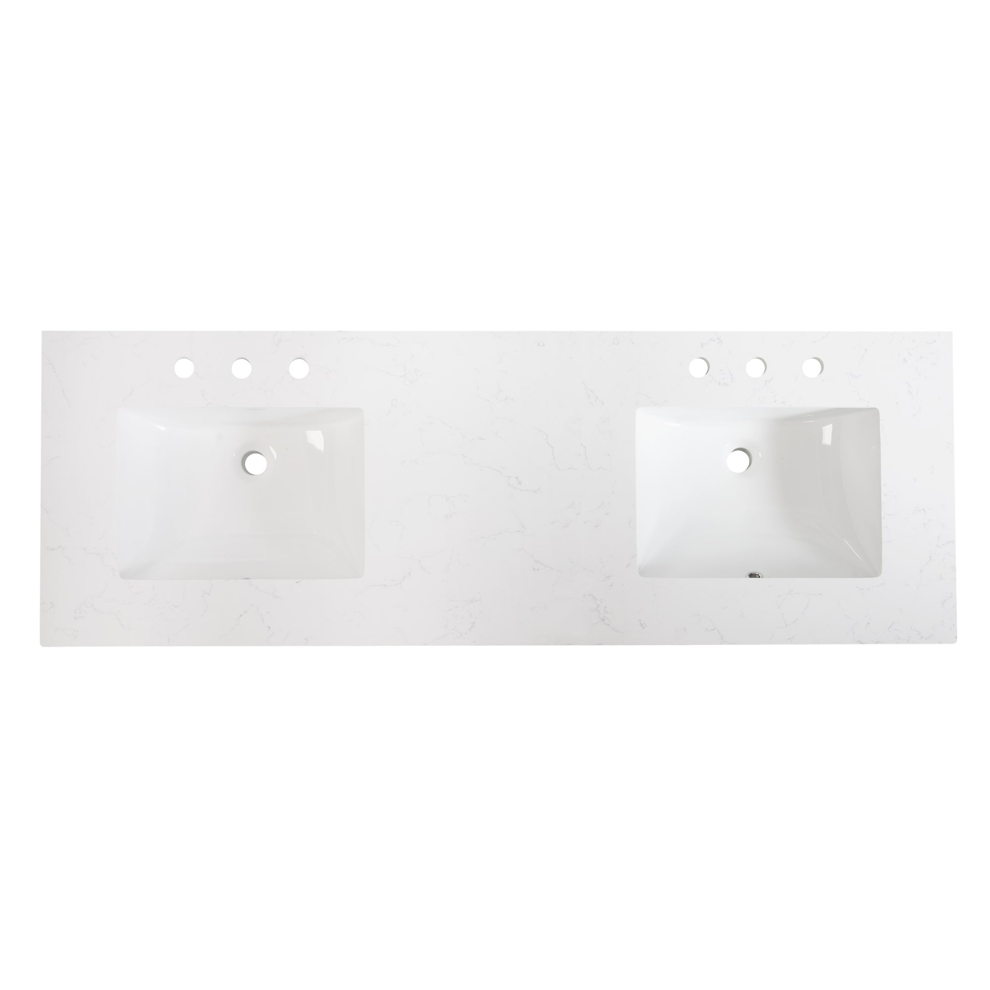 WELLFOR ARTWOOD72QZ-WT Bath-Vanity-Combo - View #15