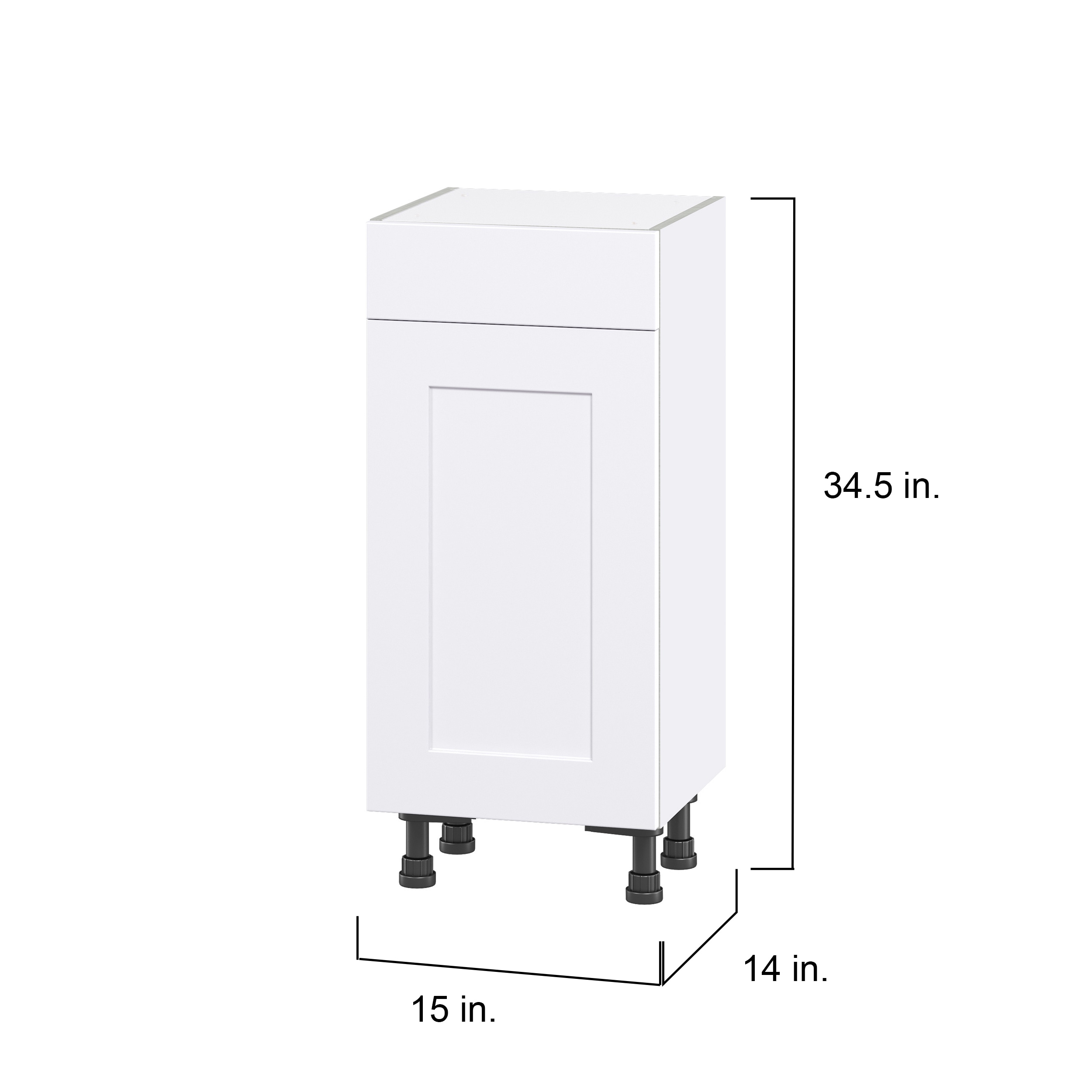 Hugo&Borg DSB1514(L/R)-JO Cabinets-Kitchen - View #4