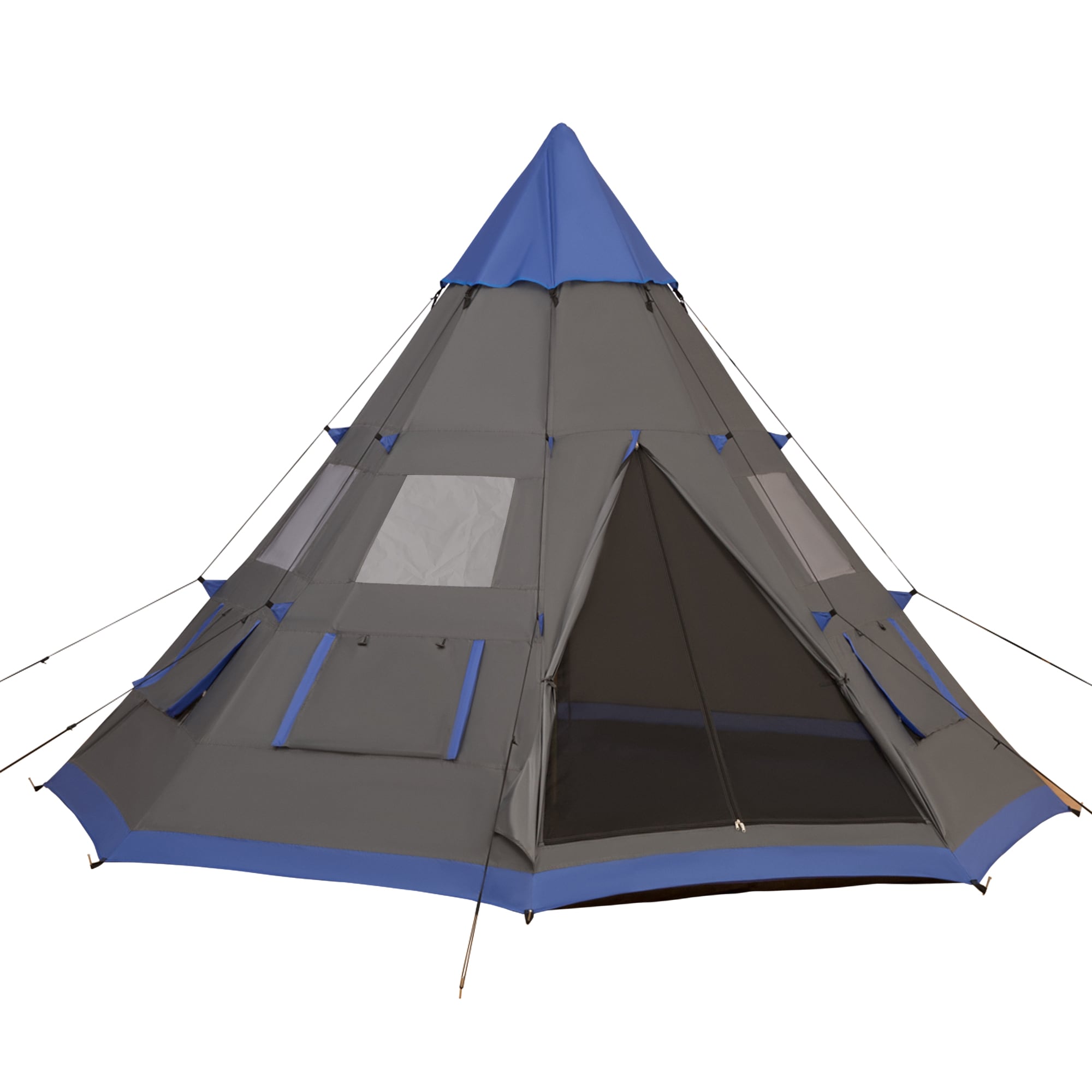 2 person tent Tipi camping tent beautiful design mesh door & vents waterproof 