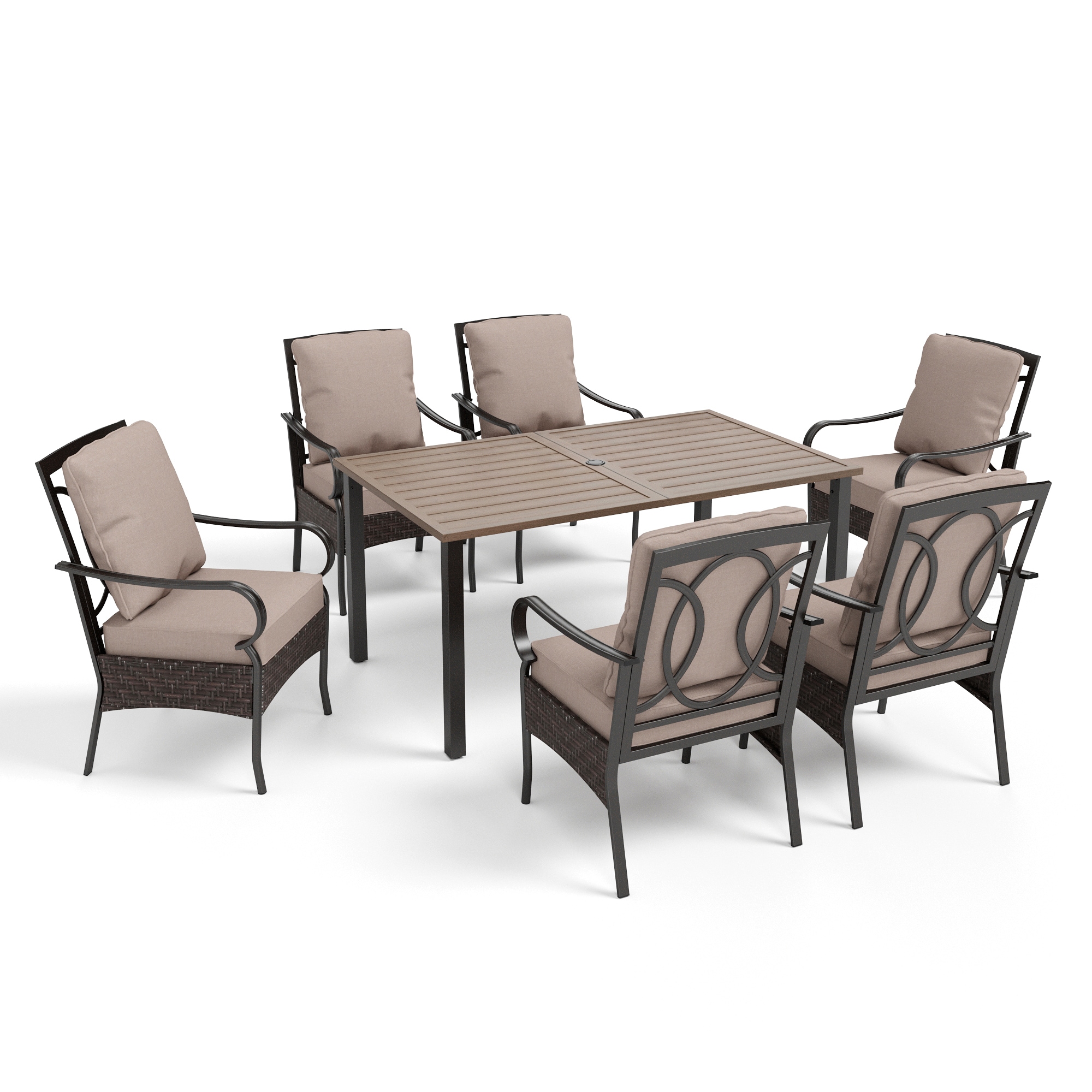 Sunshine Valley TC7-416-104 Patio-Dining-Sets - View #2