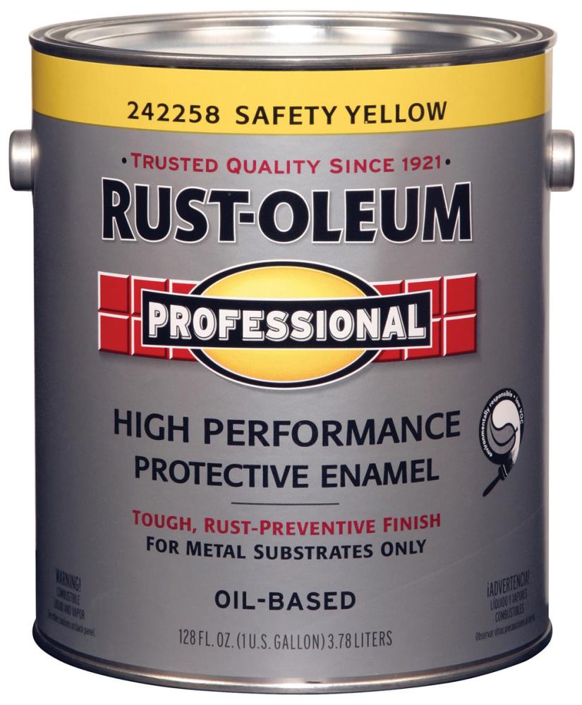 Rust-Oleum Gloss Caterpillar Yellow Exterior Oil-based Industrial Enamel  Paint (1-Gallon)