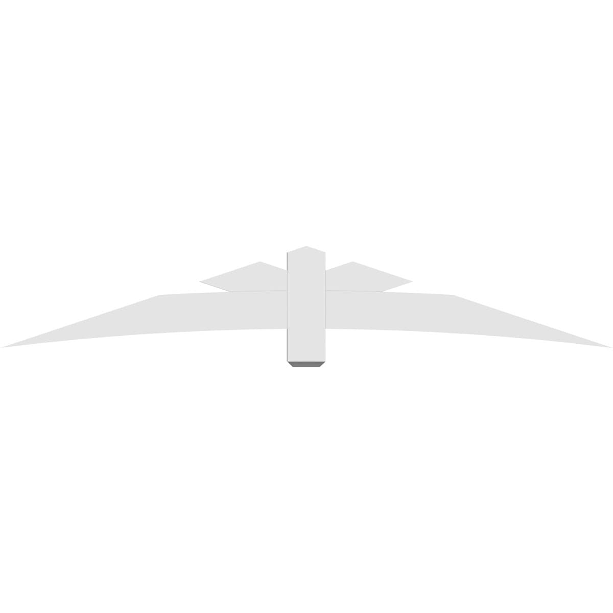 Ekena Millwork GBP096X16X0206ALB00 Exterior-Brackets-Braces - View #4