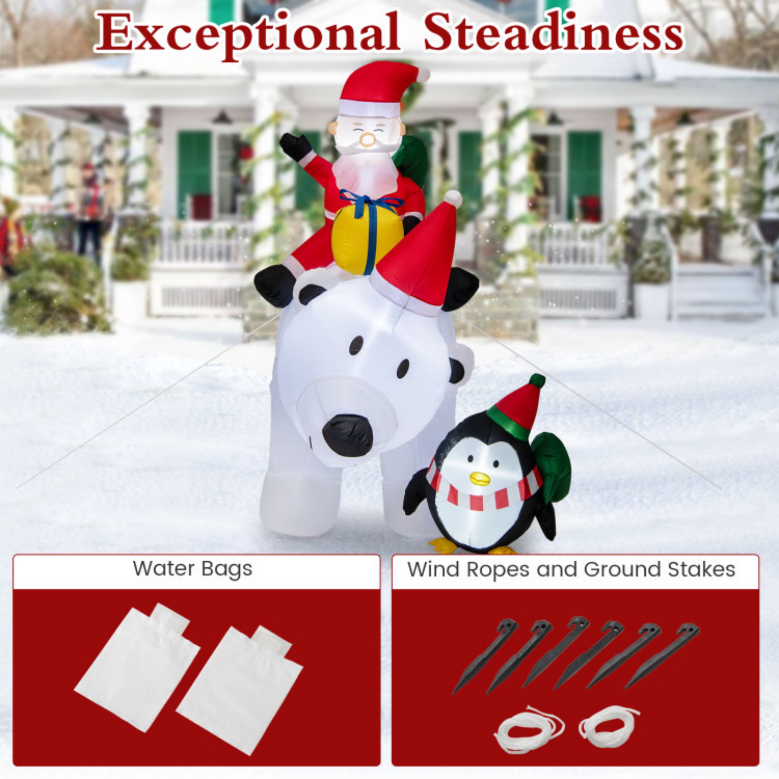 WELLFOR HYZ23981US Christmas-Inflatables - View #6