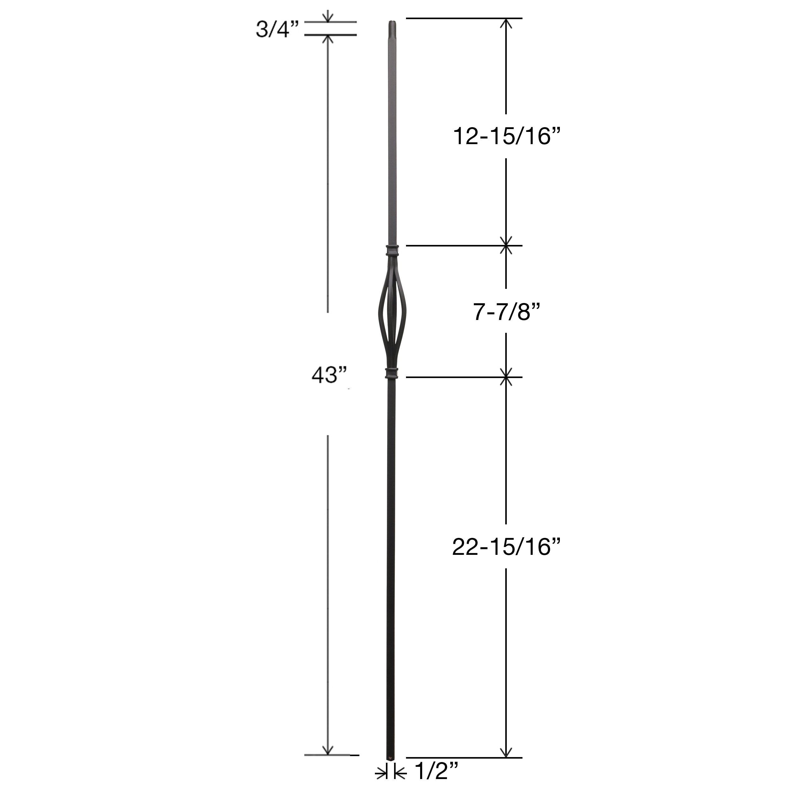 RELIABILT WGT18SB Interior-Stairpart-Balusters - View #5