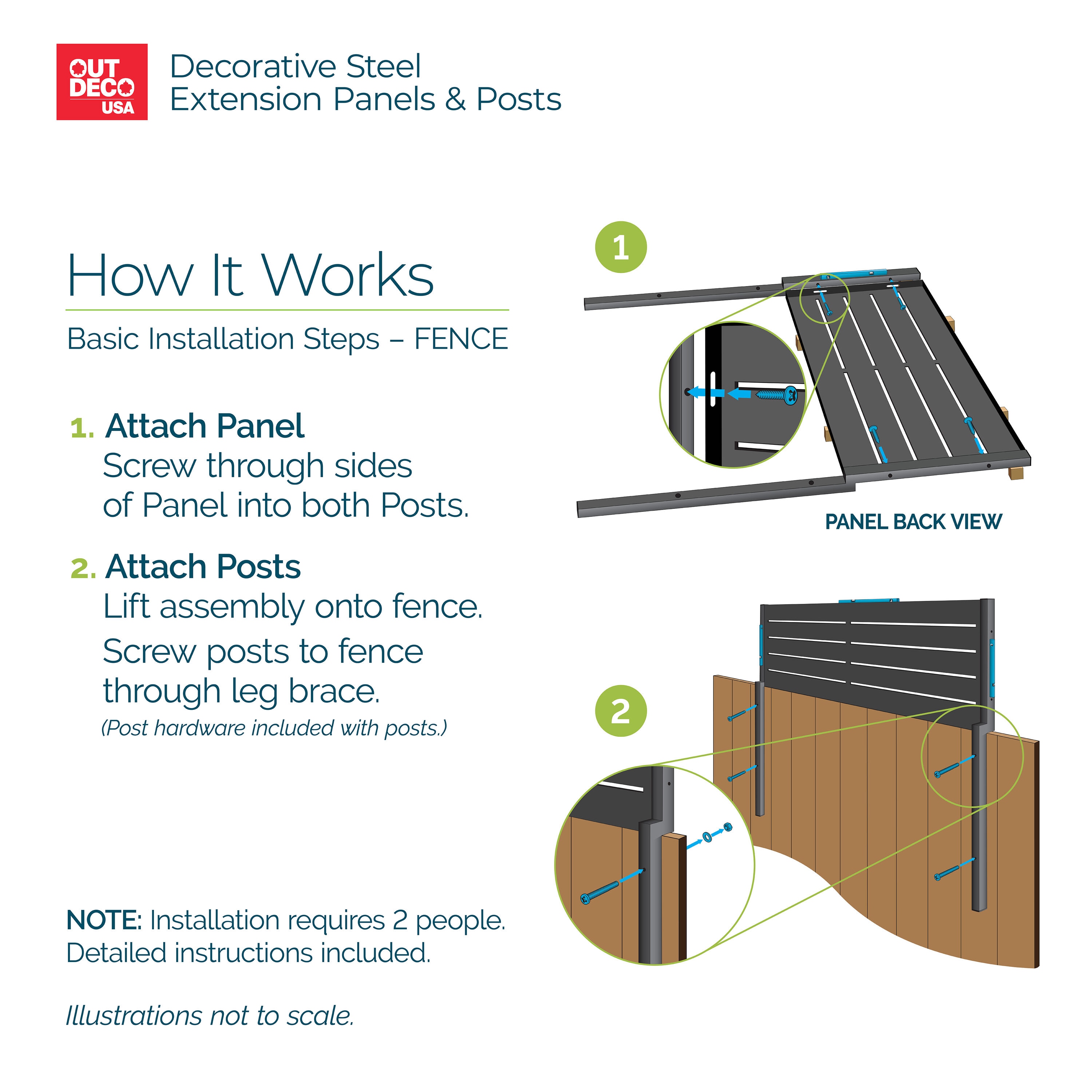 OUTDECO ODMET7205 Fence-Gates - View #9